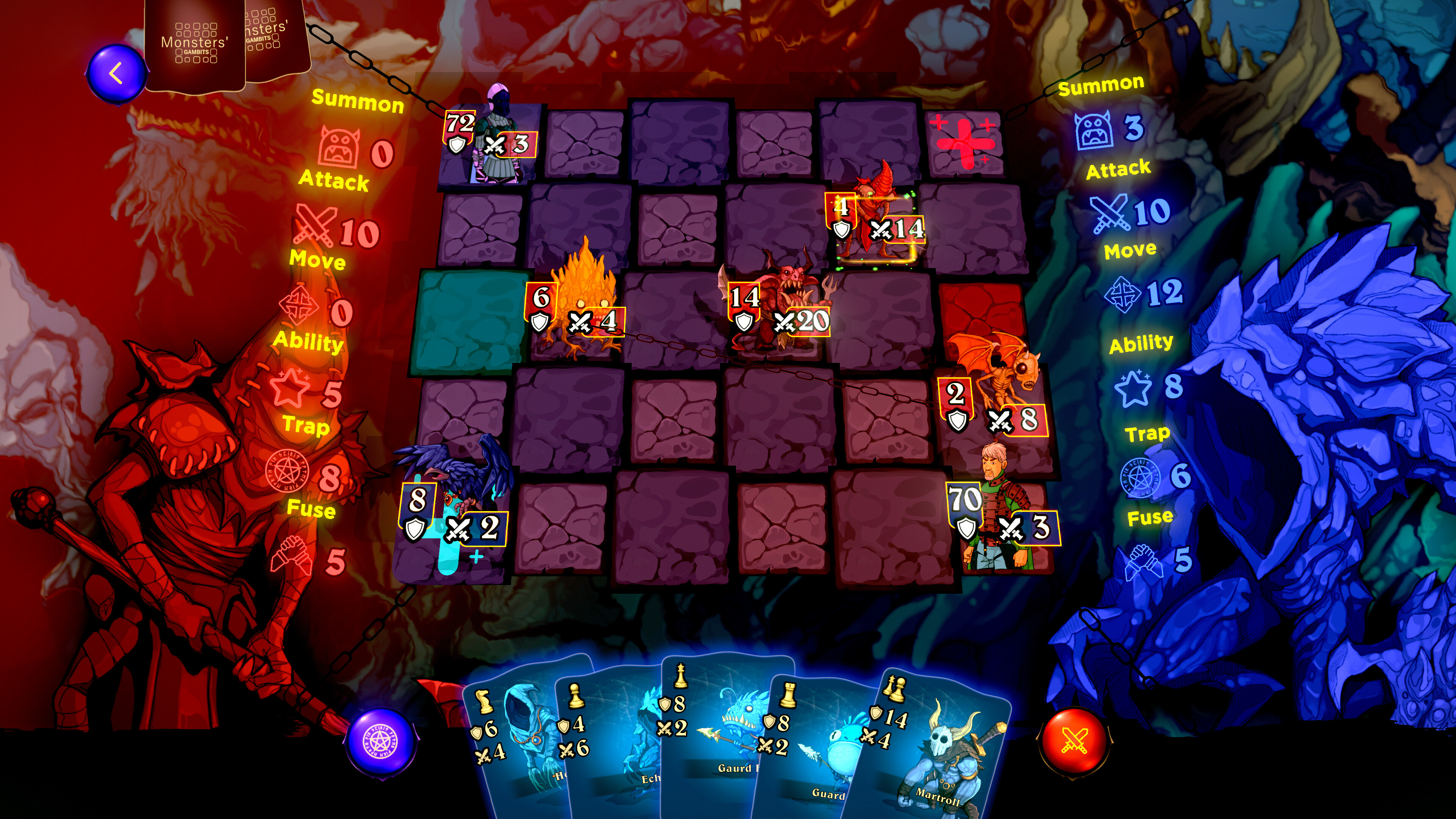 Monsters' Gambits screenshot 1