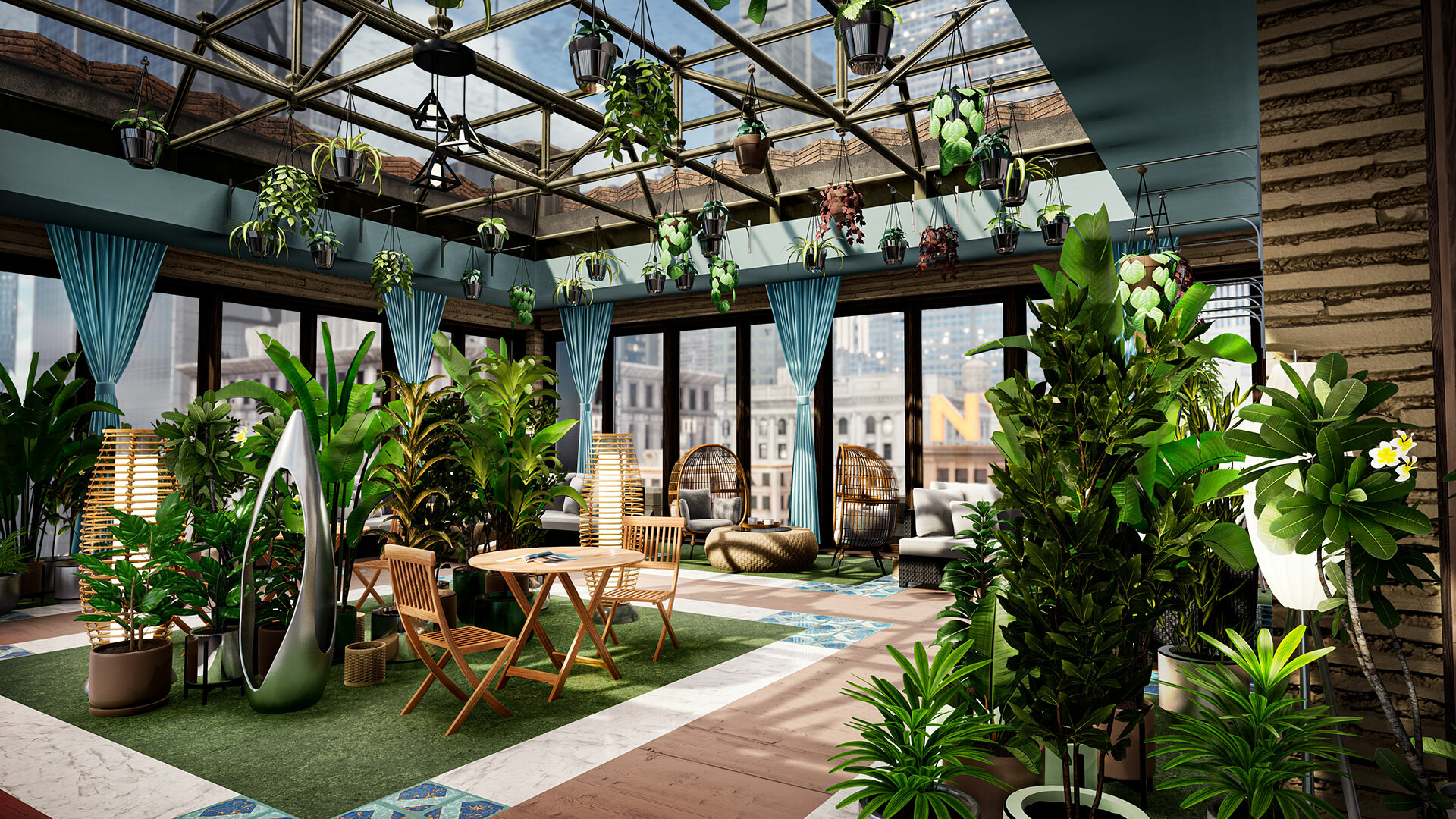 Hotel Renovator - Indoor Garden Room & Furniture Set screenshot 2