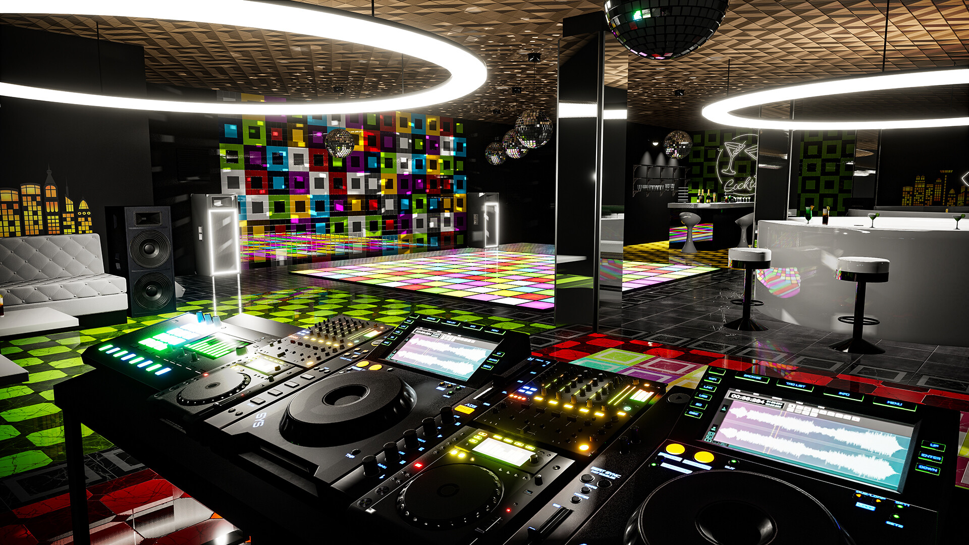 Hotel Renovator - Disco Room & Furniture Set screenshot 1