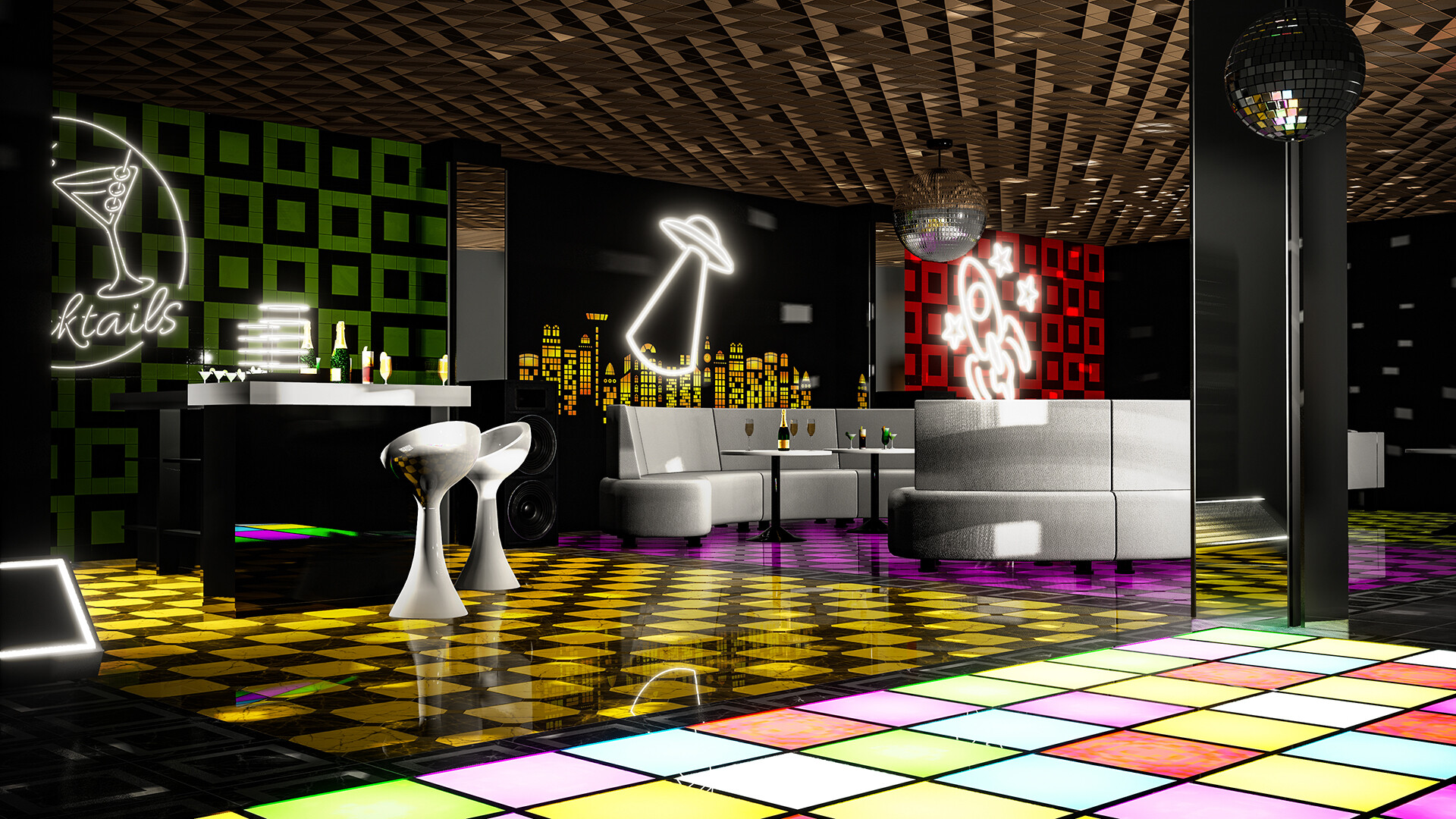 Hotel Renovator - Disco Room & Furniture Set screenshot 3