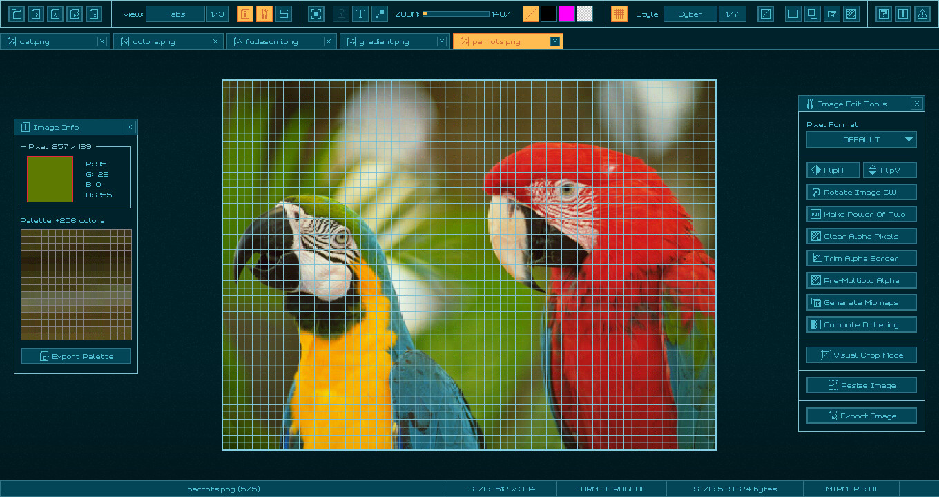 rTexViewer screenshot 1