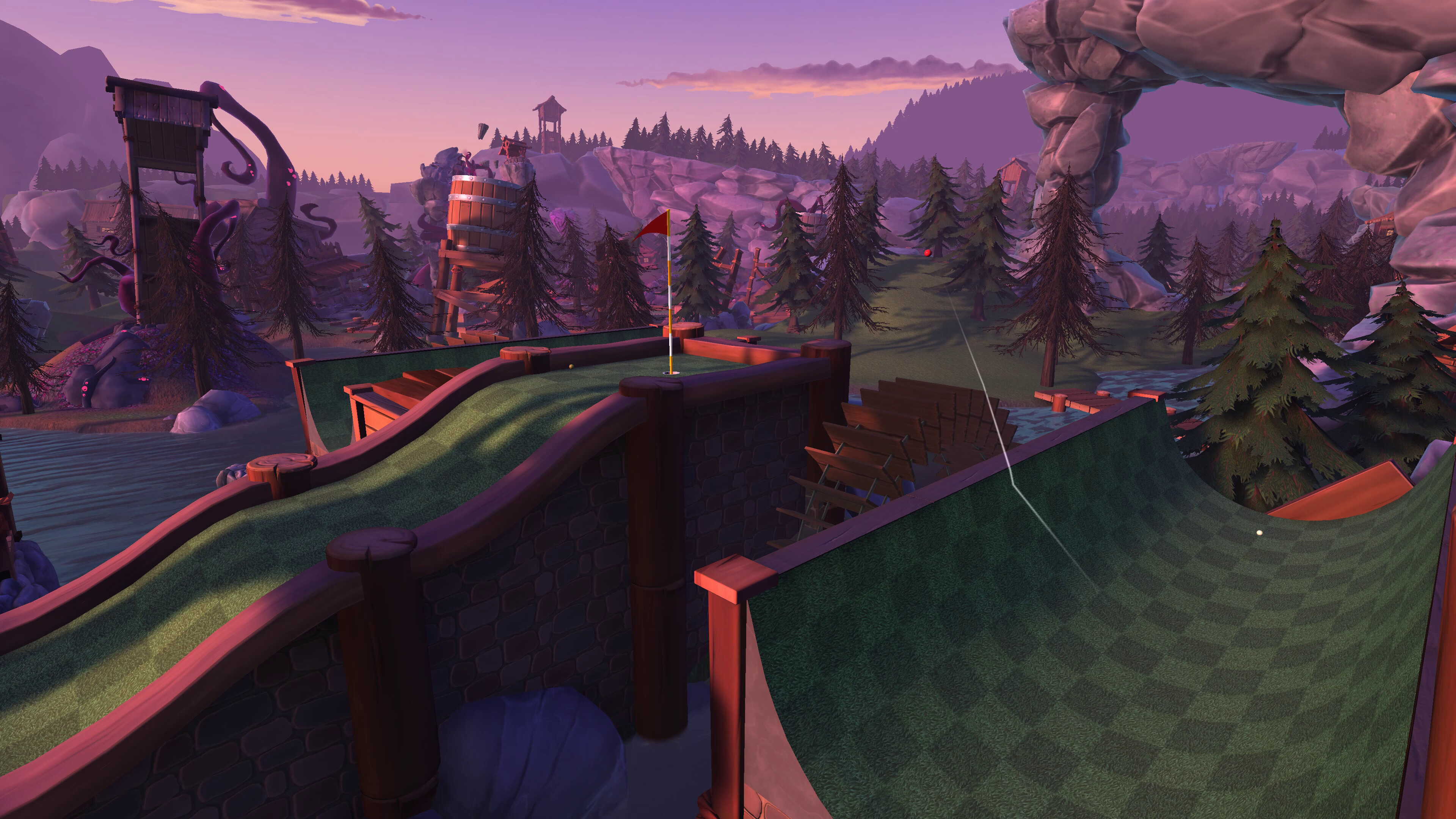 Golf With Your Friends - Corrupted Forest Course  screenshot 6