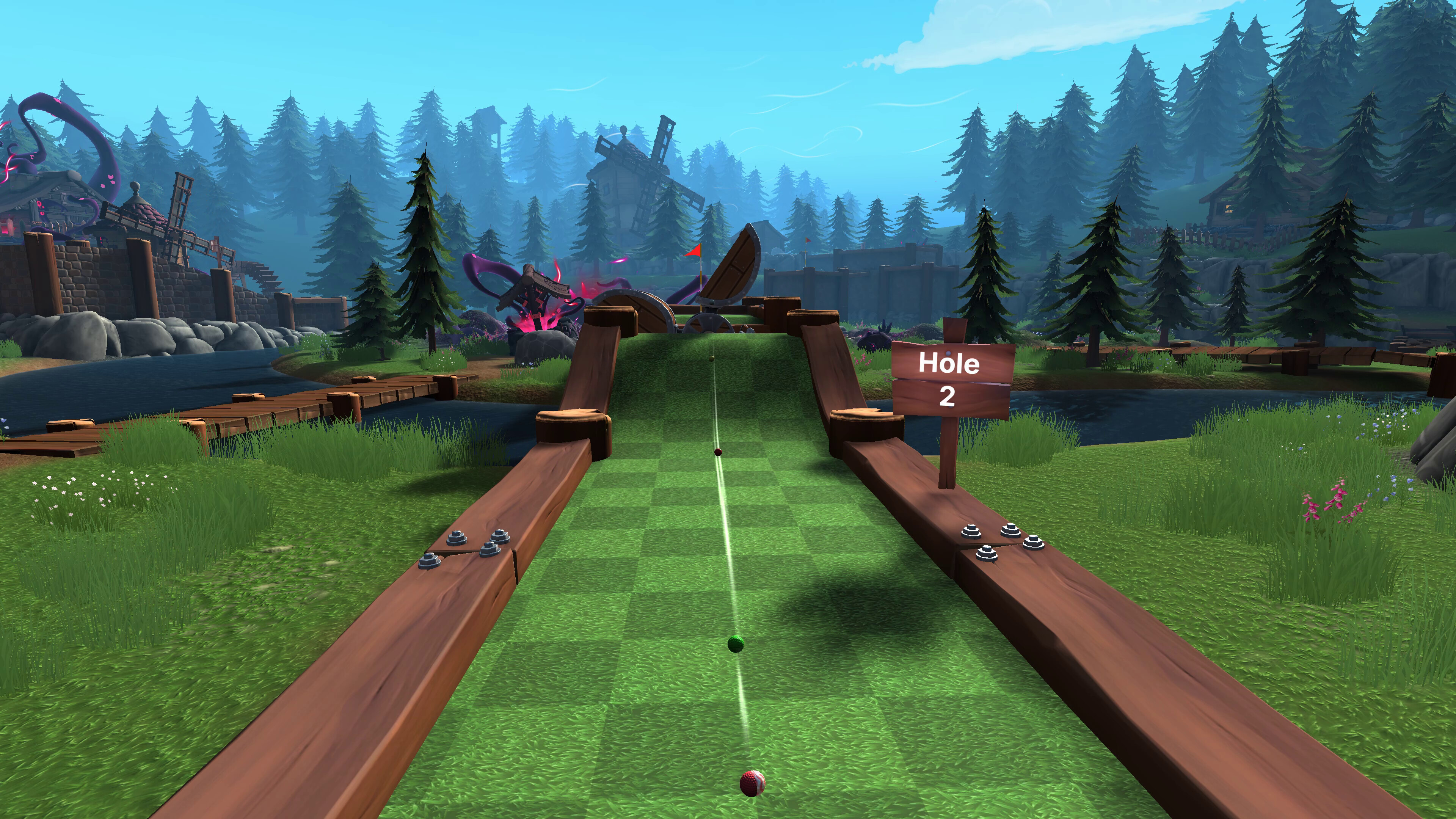 Golf With Your Friends - Corrupted Forest Course  screenshot 2