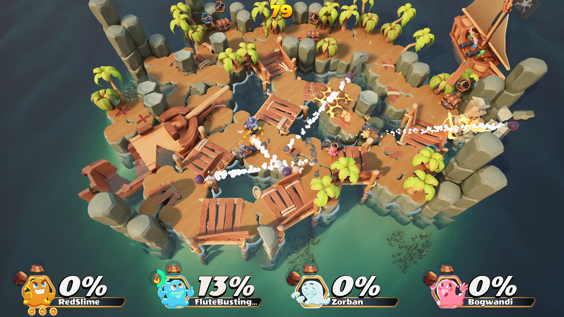 Slimes - Cannon Combat screenshot 2
