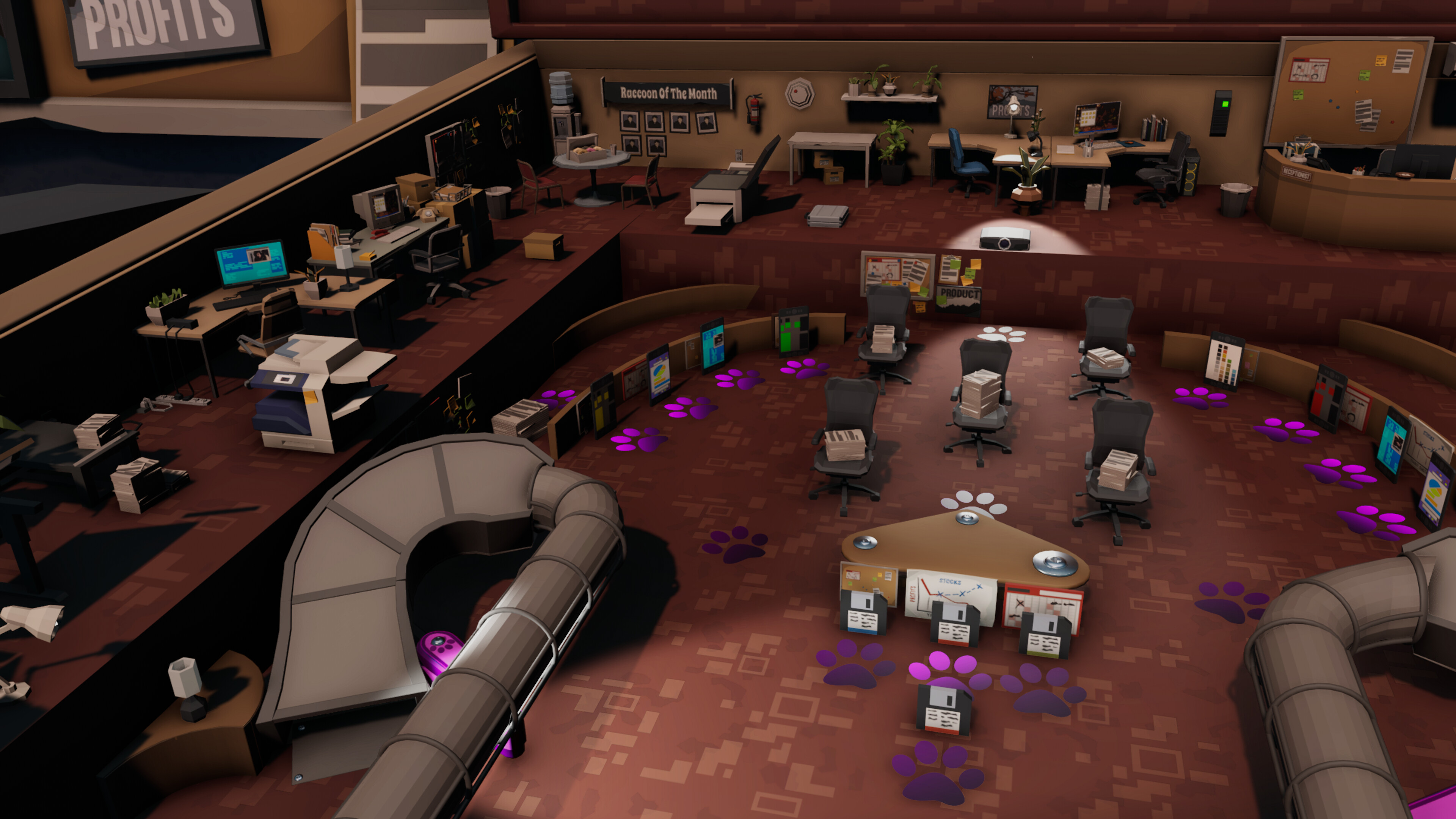 Roxy Raccoon's Pinball Panic - Workplace Worries screenshot 11