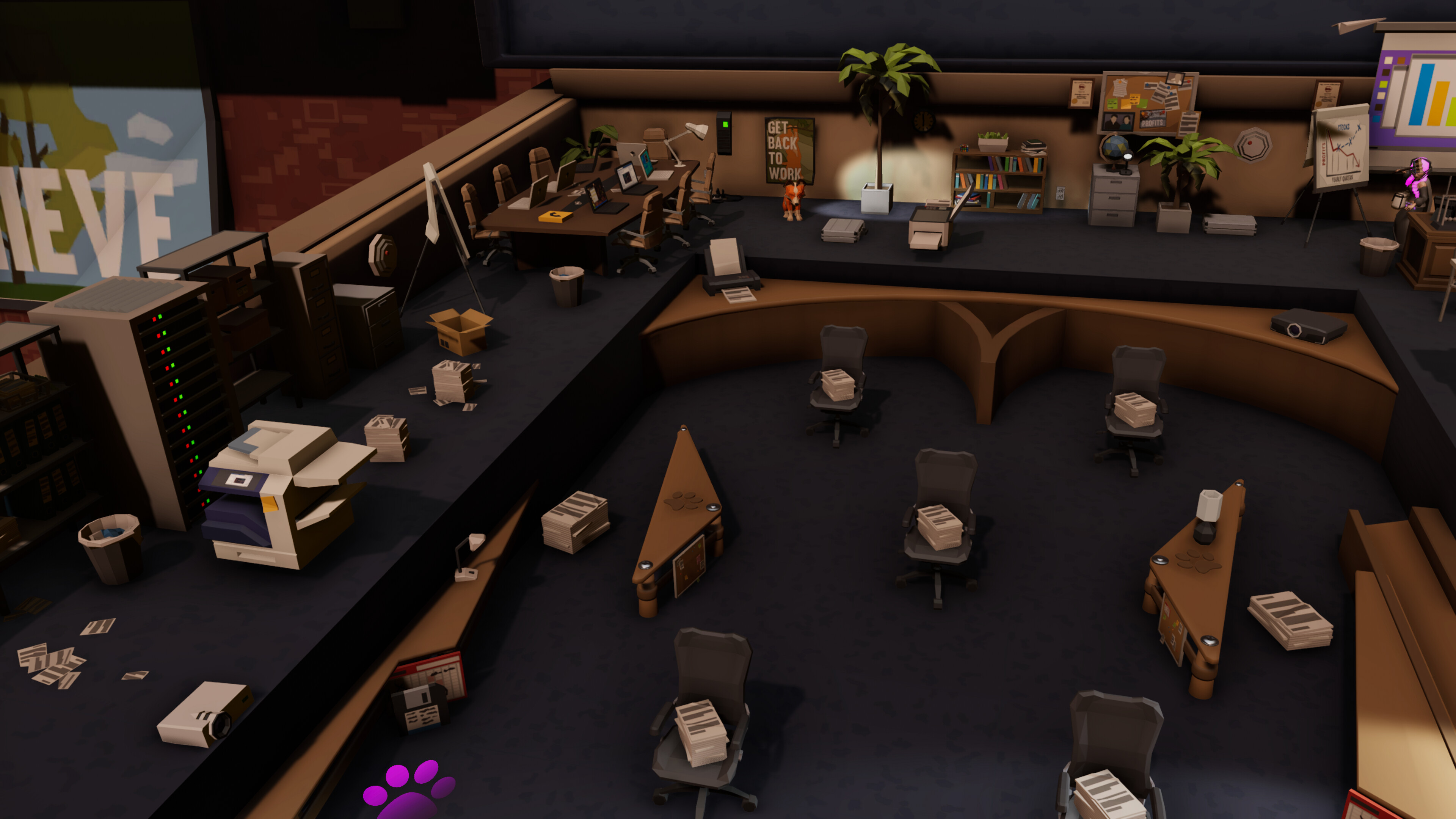 Roxy Raccoon's Pinball Panic - Workplace Worries screenshot 3