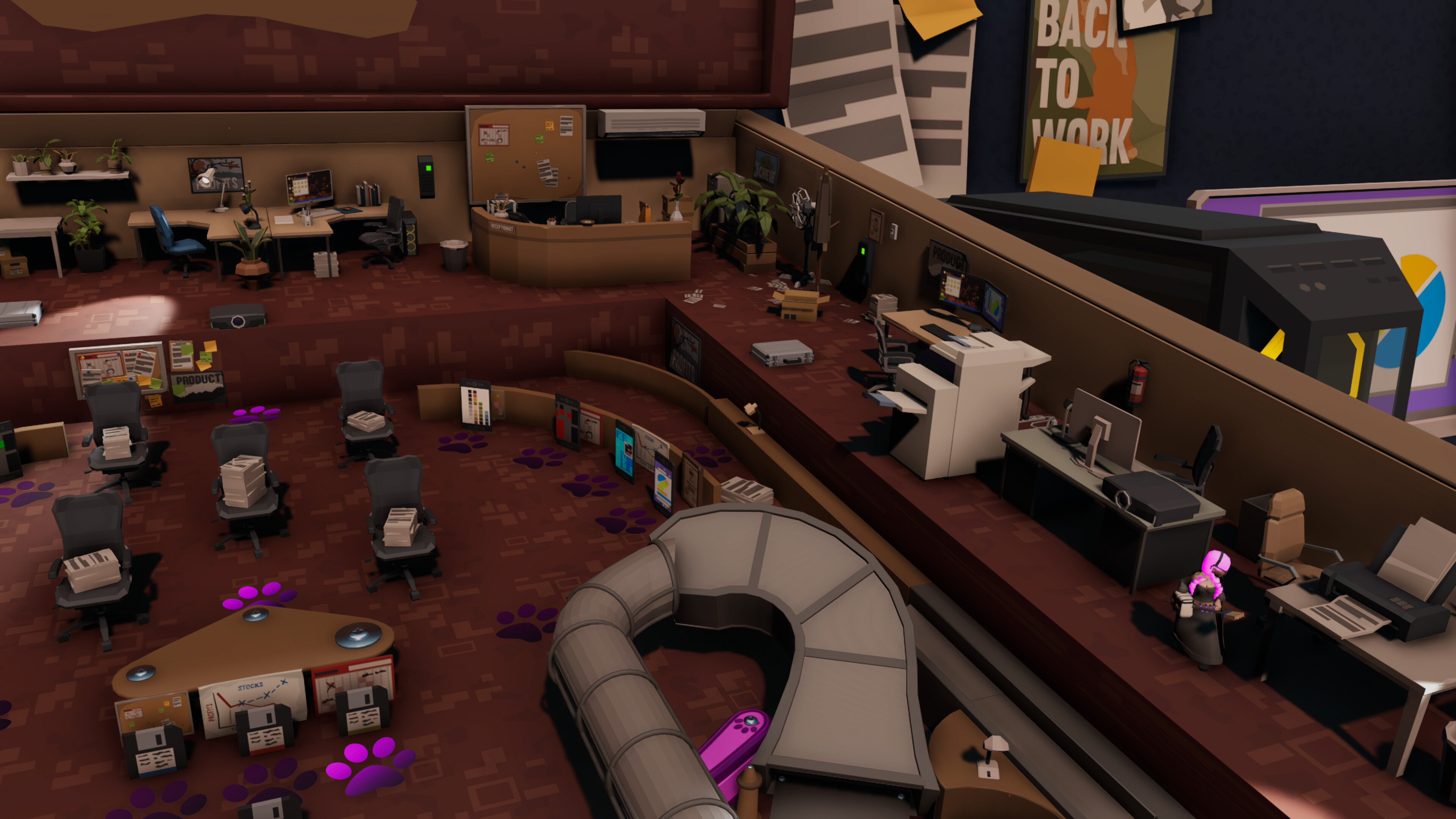 Roxy Raccoon's Pinball Panic - Workplace Worries screenshot 12