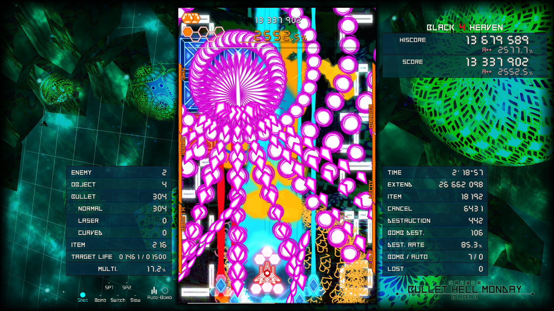 Bullet Hell Monday: Black screenshot 6