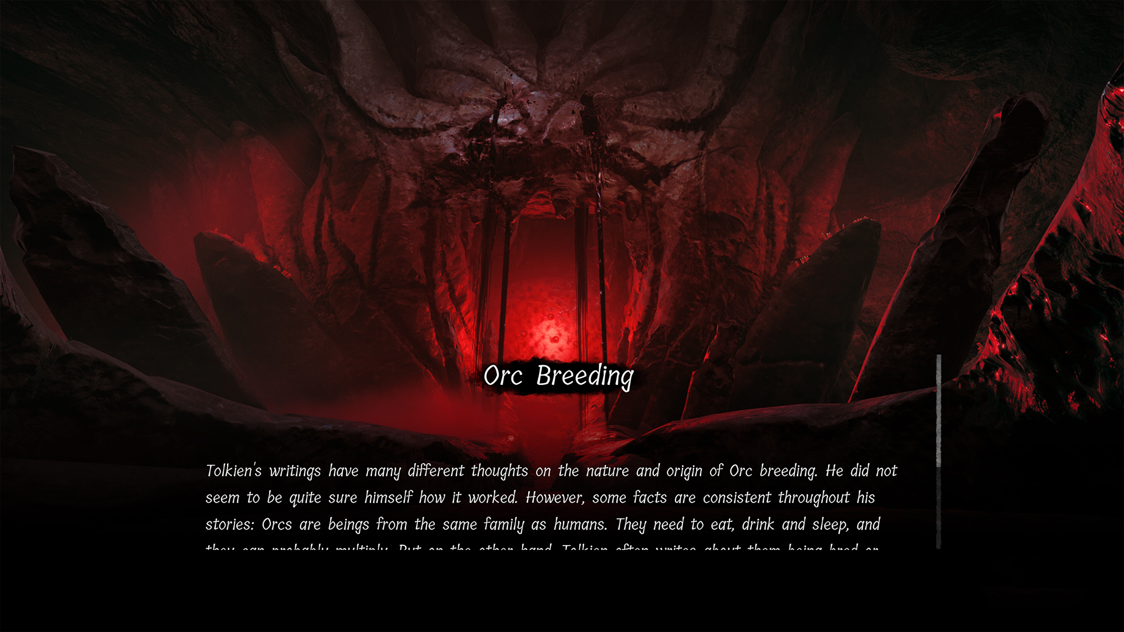 The Lord of the Rings: Gollum™ - Lore Compendium screenshot 2