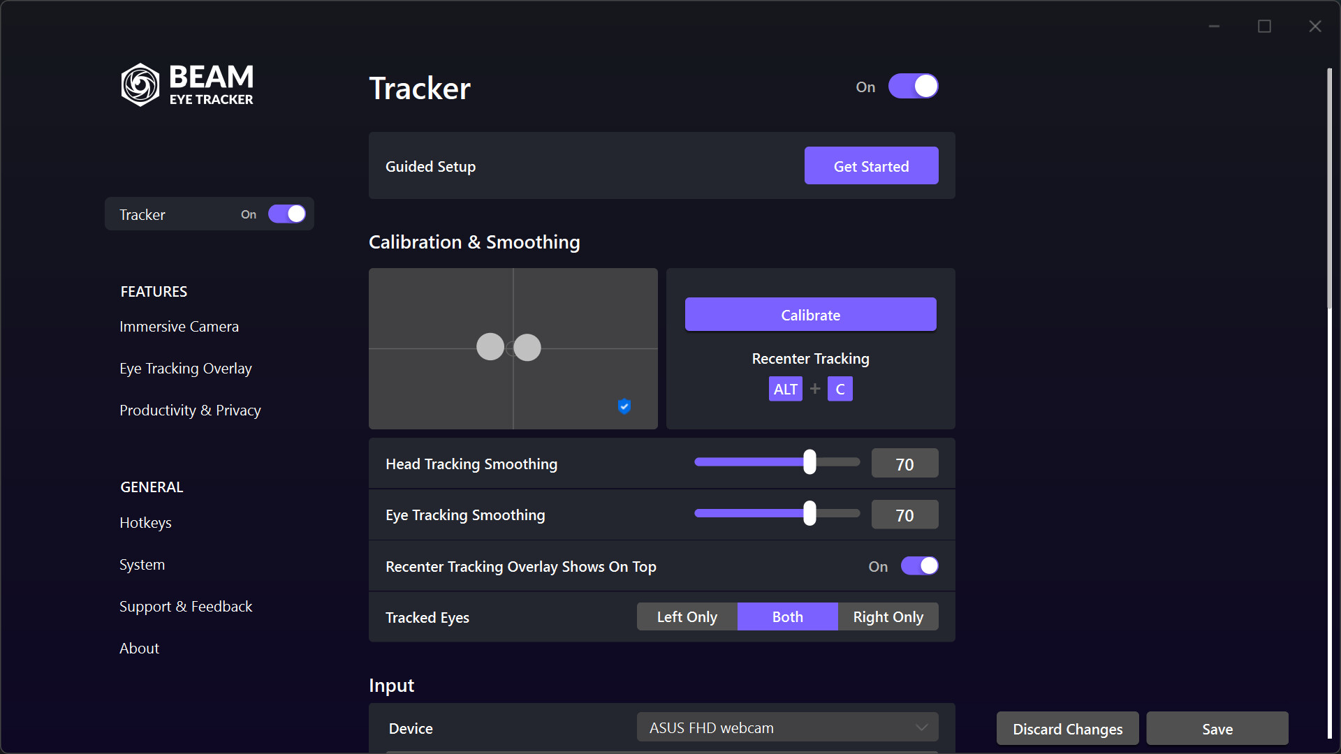 Beam Eye Tracker — изображение 2