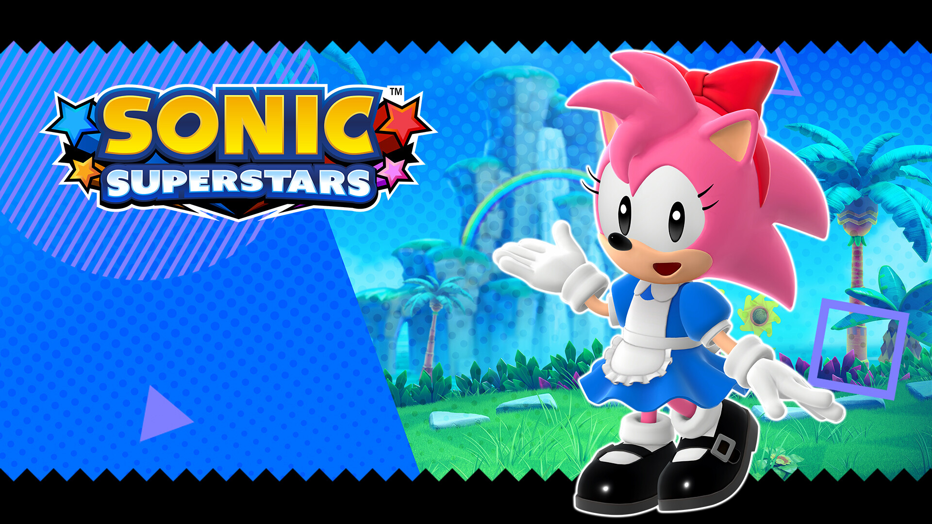 SONIC SUPERSTARS – Retro Diner Style Amy Costume screenshot 1