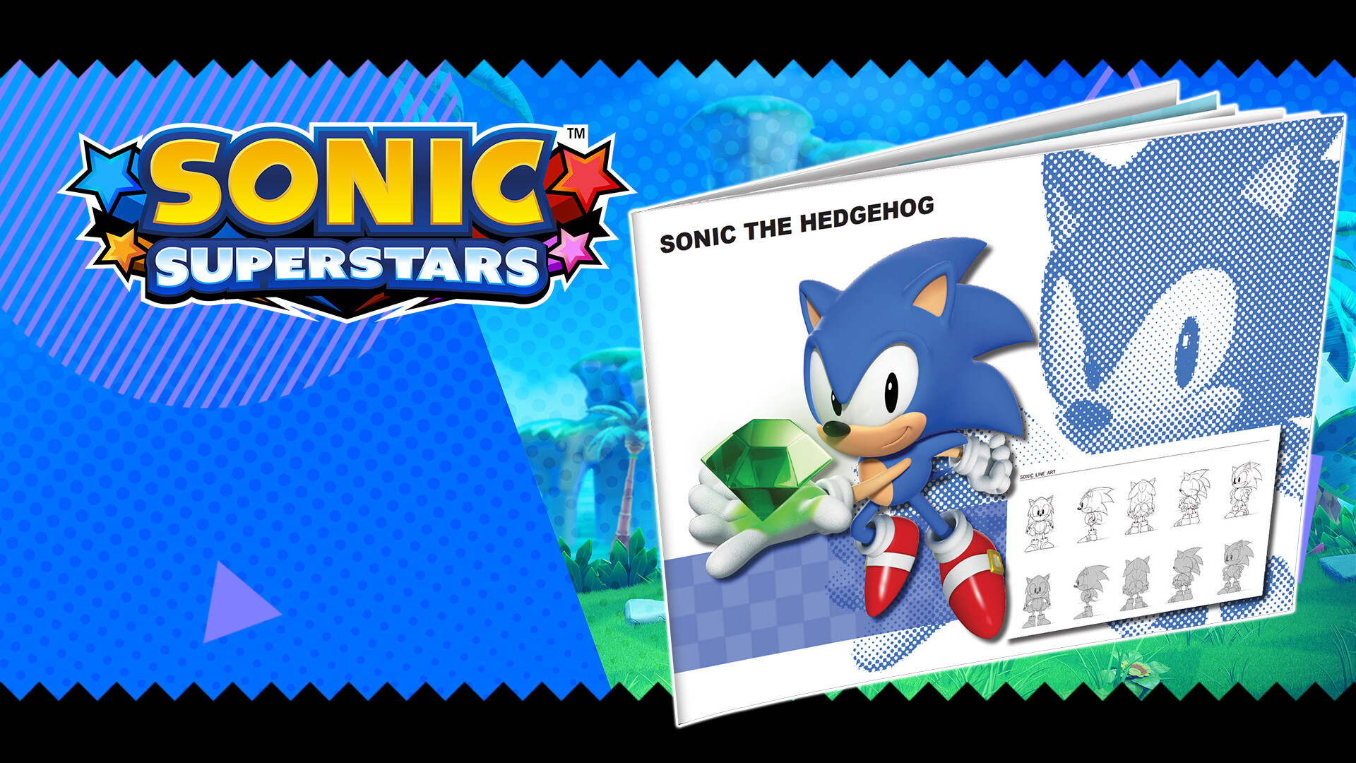 Sonic Superstars - Digital Artbook and mini-OS screenshot 1