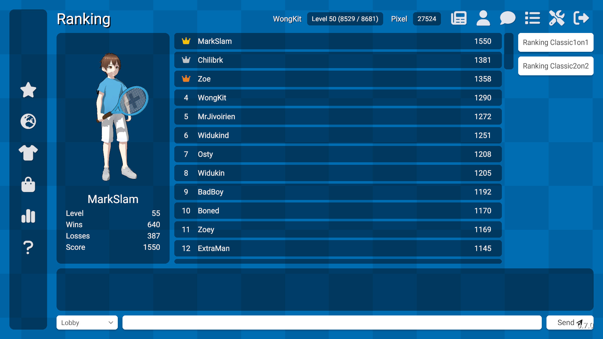 Pixel Tennis screenshot 9
