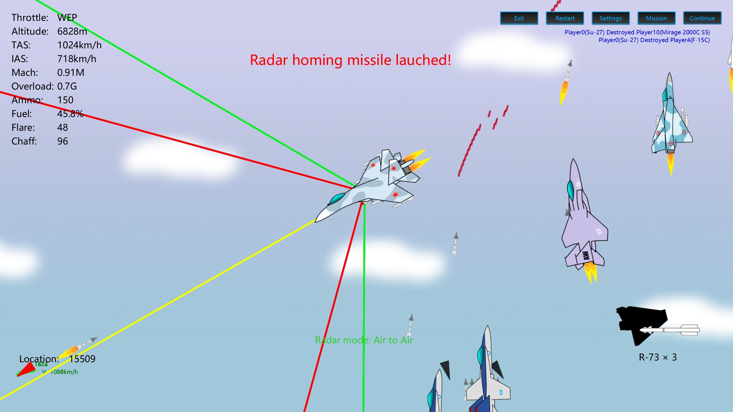 2D Dogfight screenshot 4