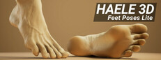 HAELE 3D - Feet Poses Lite - Drawing References