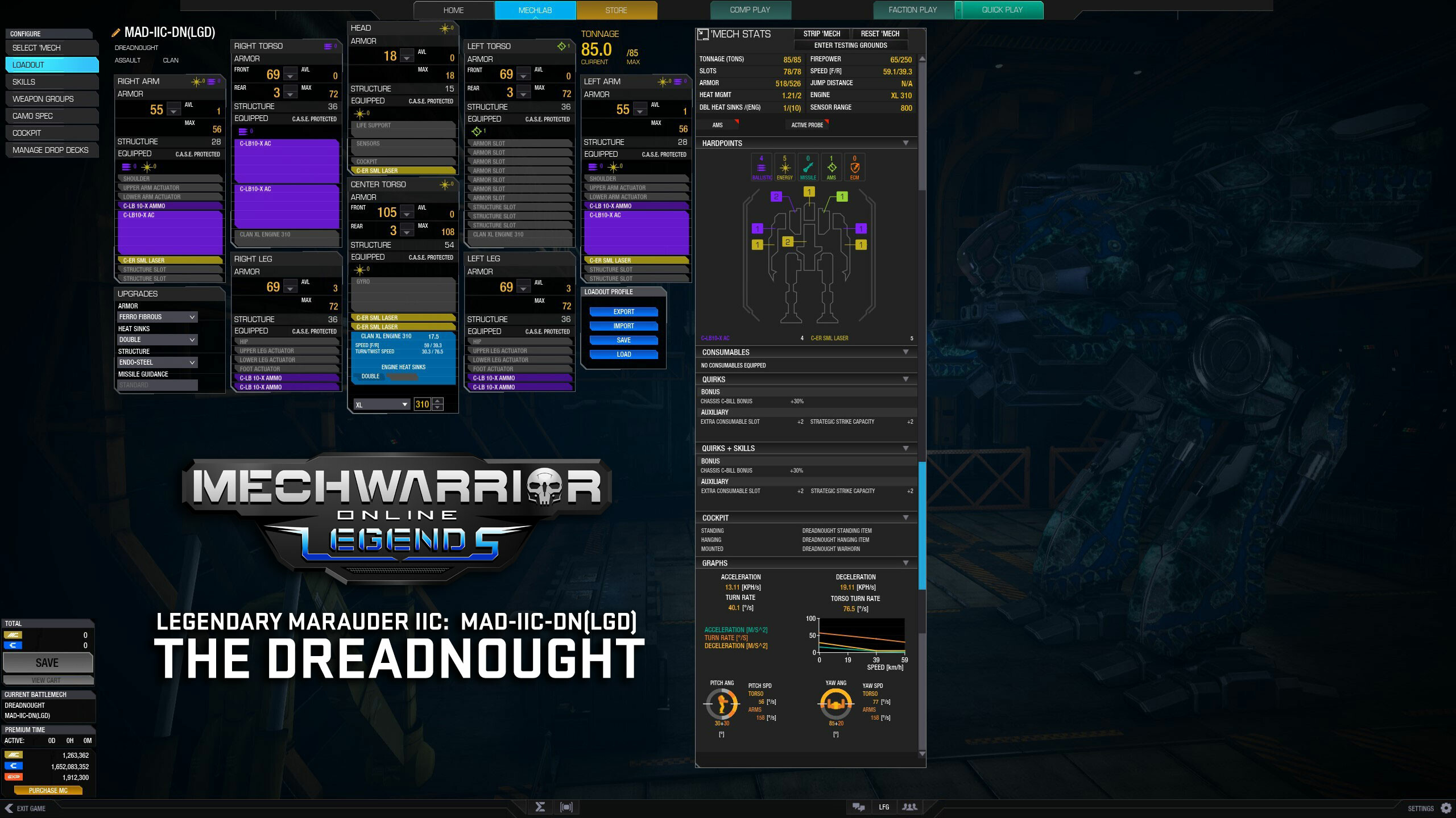 MechWarrior Online™ - Dreadnought Legendary Mech Pack screenshot 2