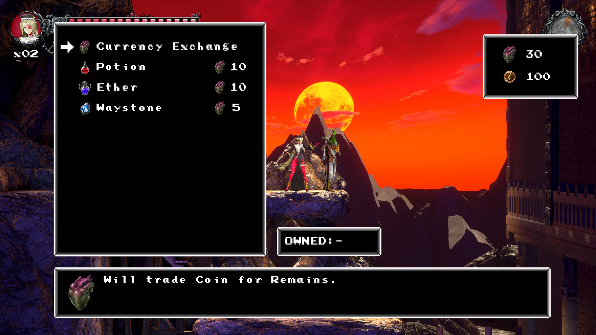 Bloodstained: Ritual of the Night - Classic II: Dominique's Curse screenshot 8