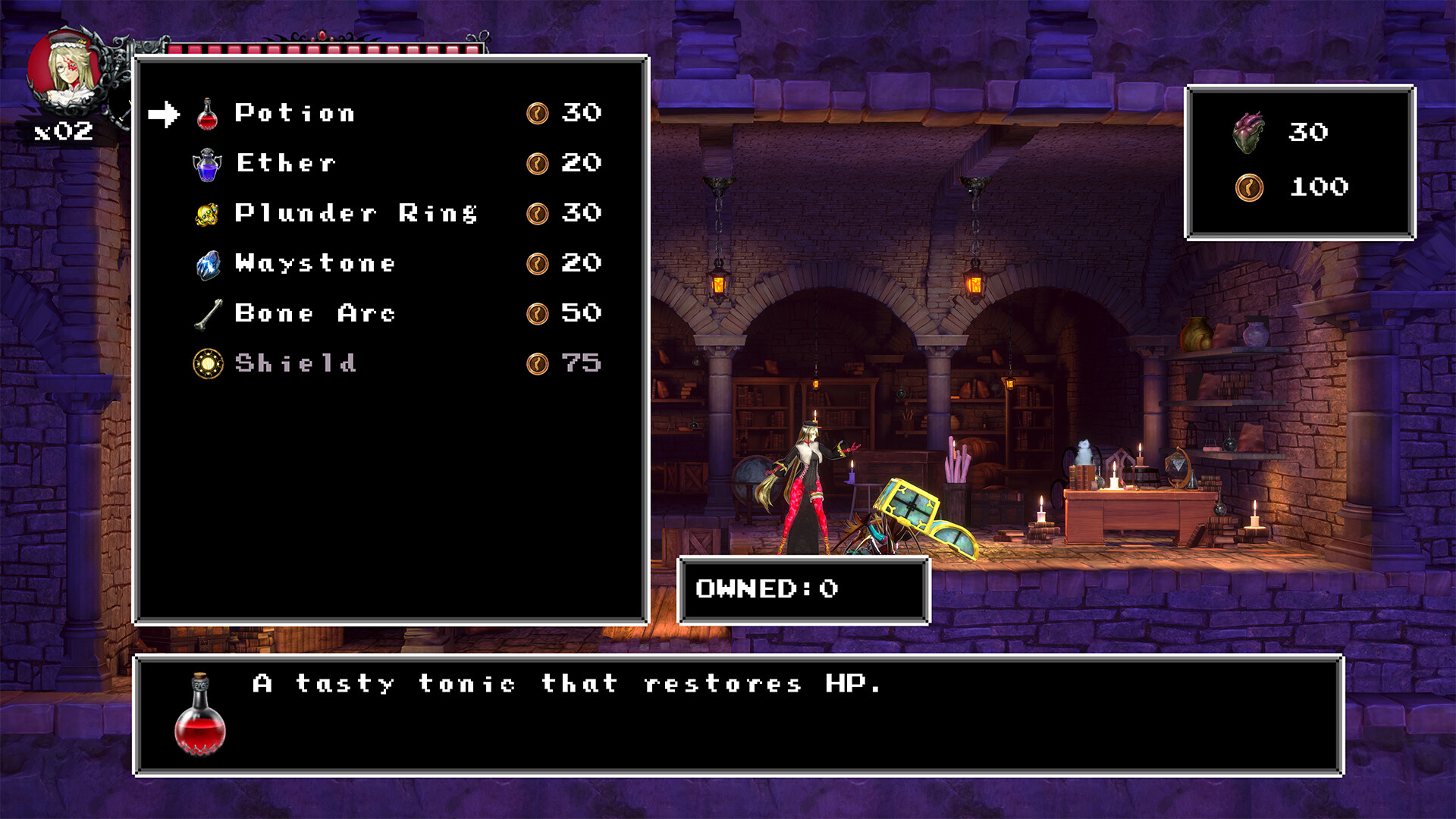 Bloodstained: Ritual of the Night - Classic II: Dominique's Curse screenshot 7