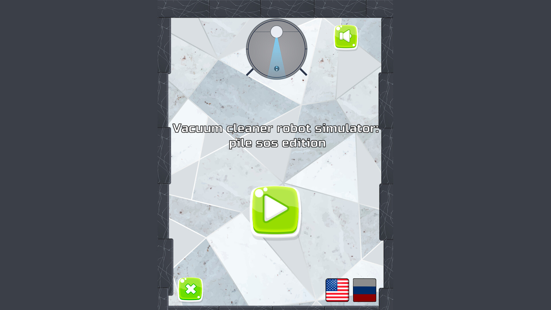 Vacuum cleaner robot simulator: pile sos edition screenshot 4