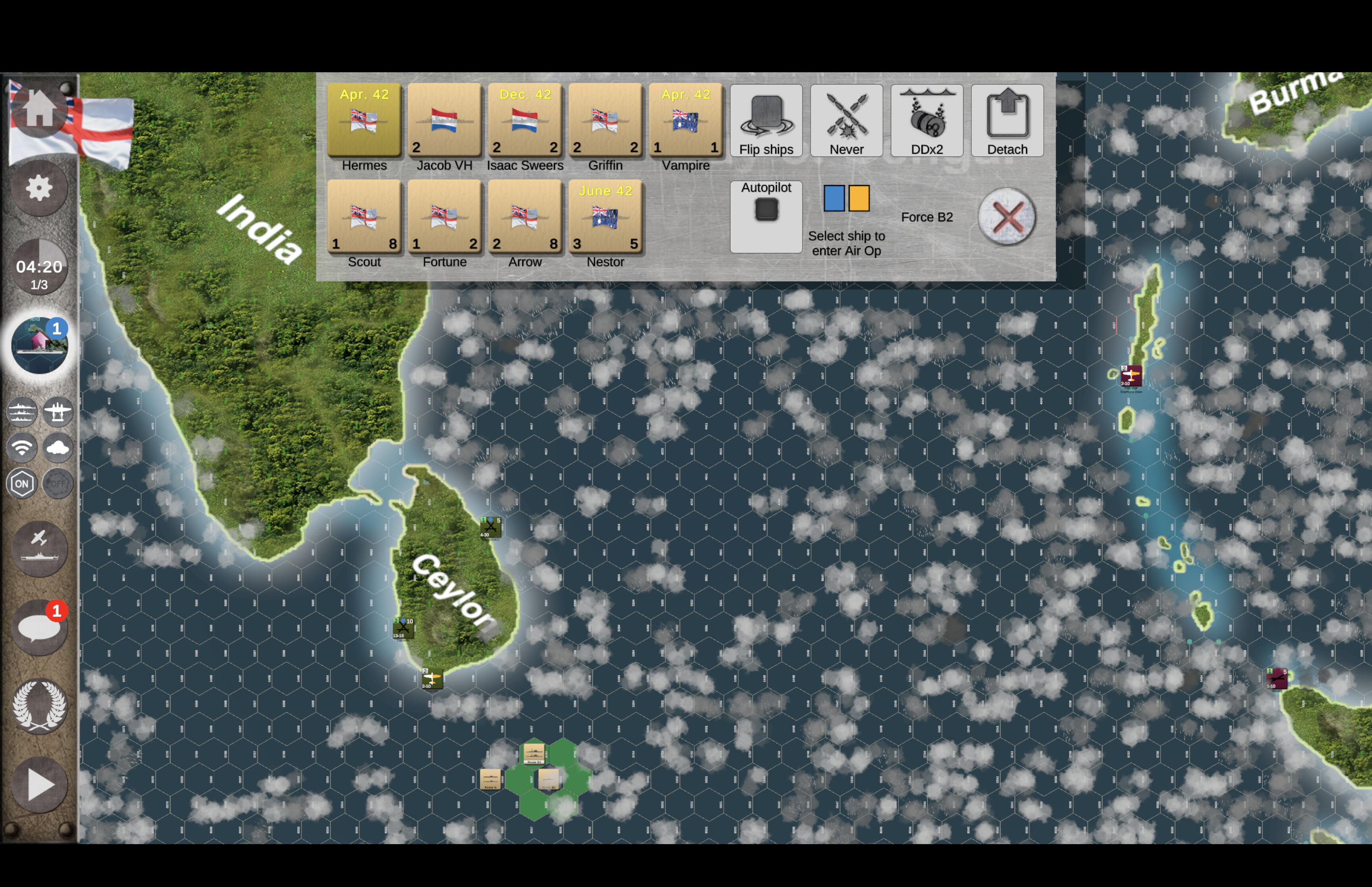 Carrier Battles - Indian Ocean Raid & Royal Navy screenshot 5