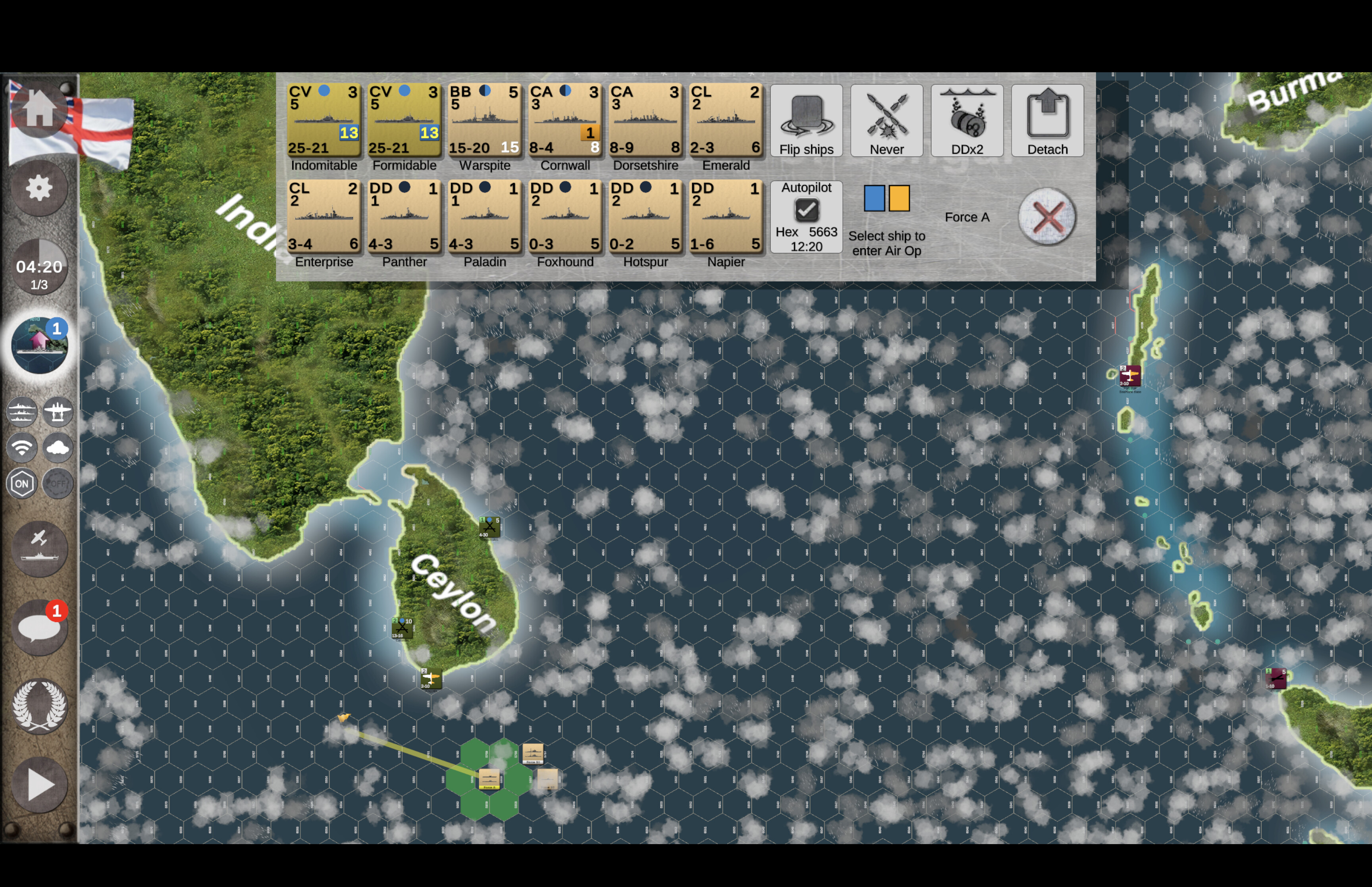 Carrier Battles - Indian Ocean Raid & Royal Navy screenshot 6