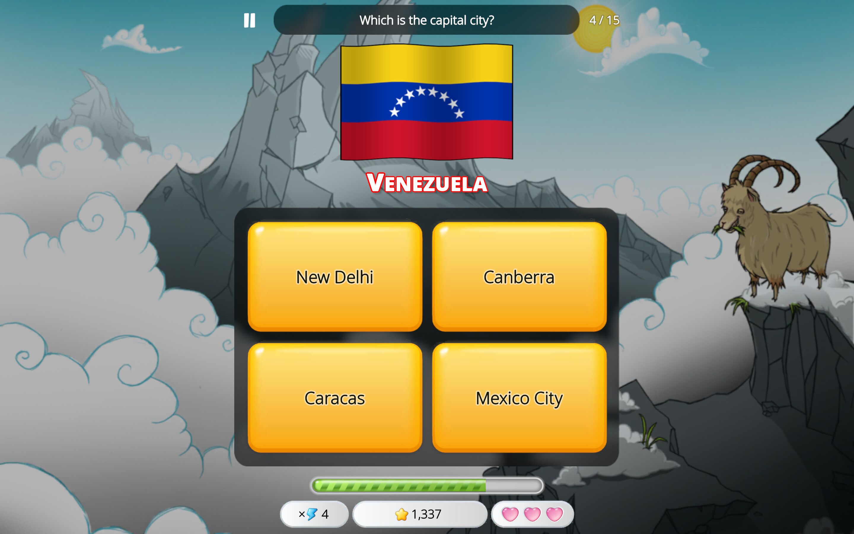 World Capitals Quizzer screenshot 1