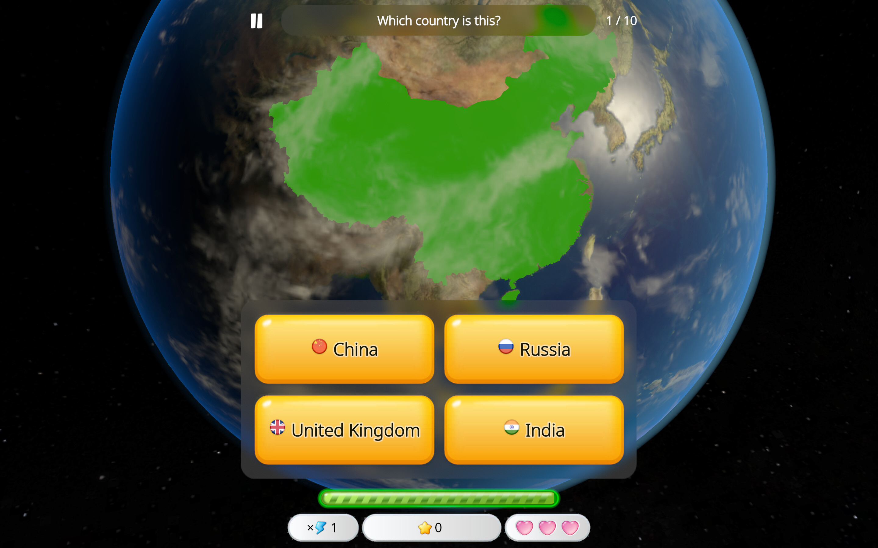 World Capitals Quizzer screenshot 2