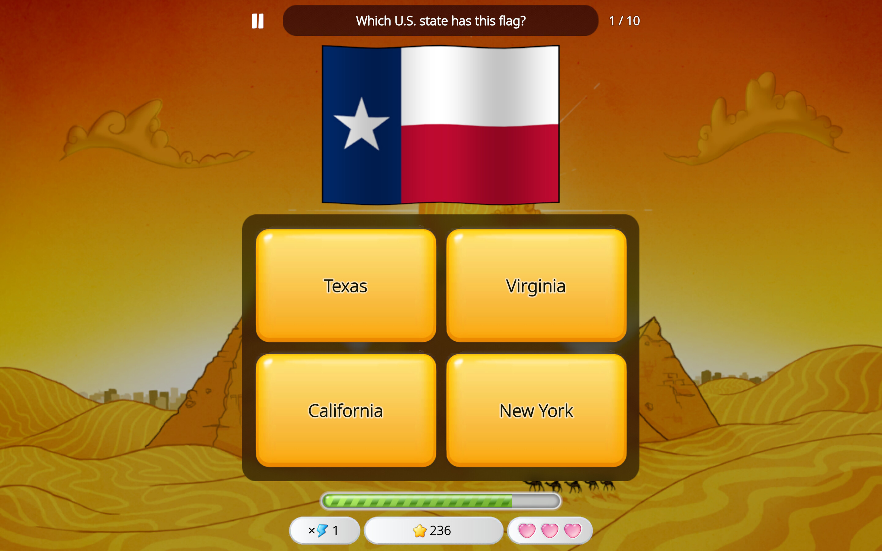 World Capitals Quizzer screenshot 3