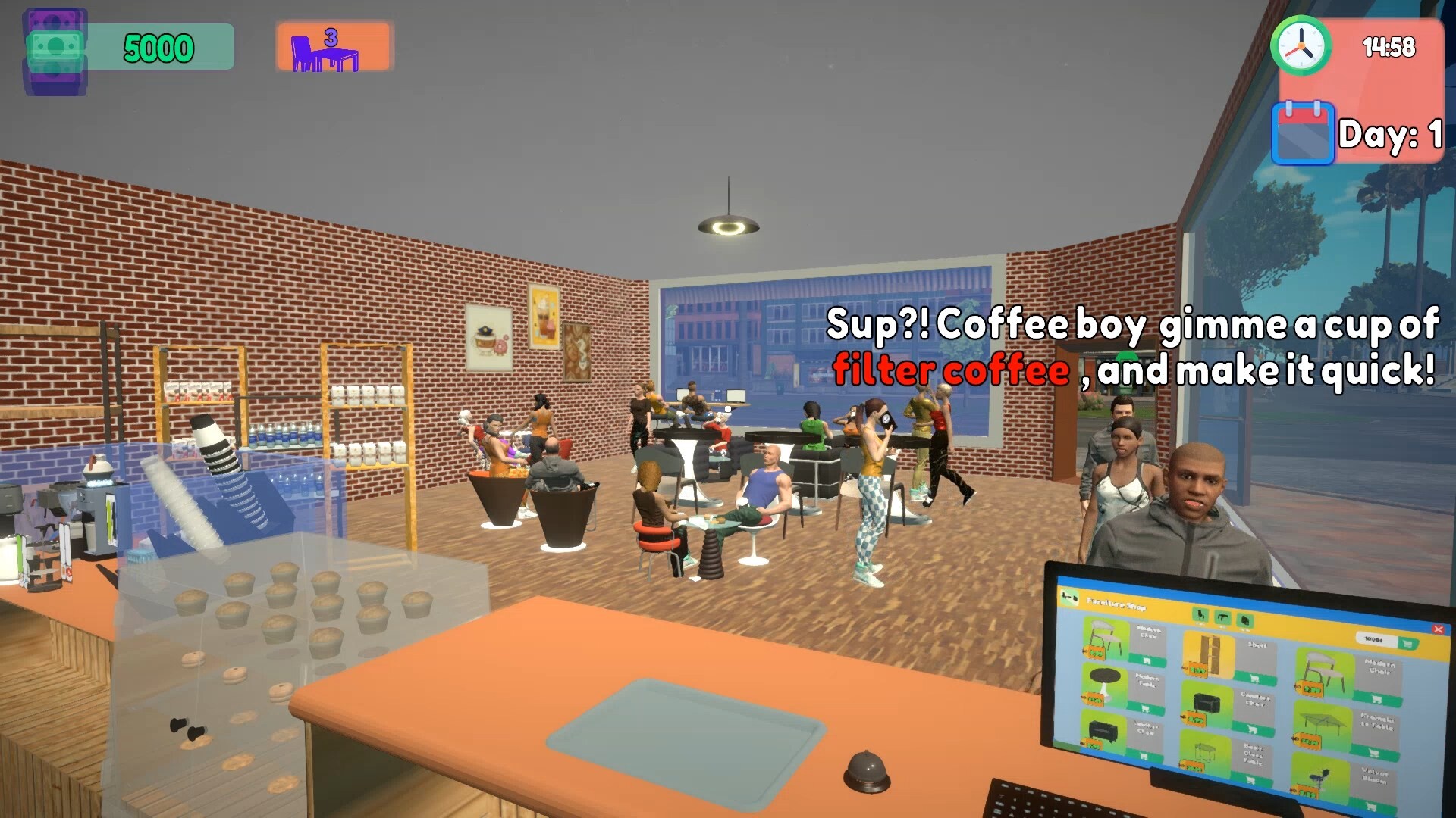 Cafe Simulator screenshot 1