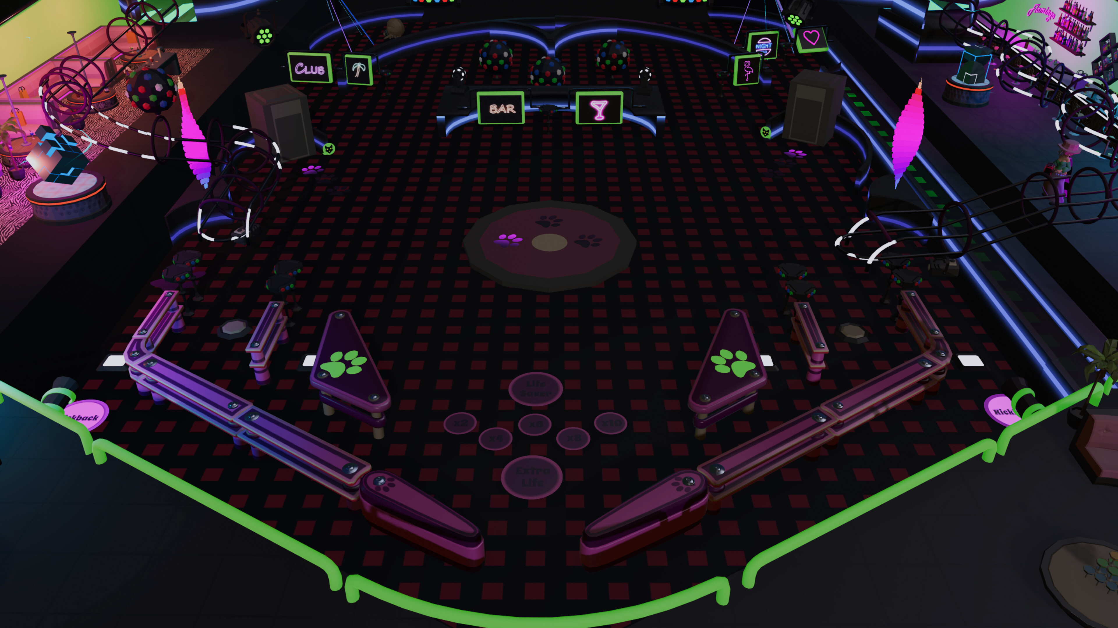 Roxy Raccoon's Pinball Panic - Club Crazy screenshot 9