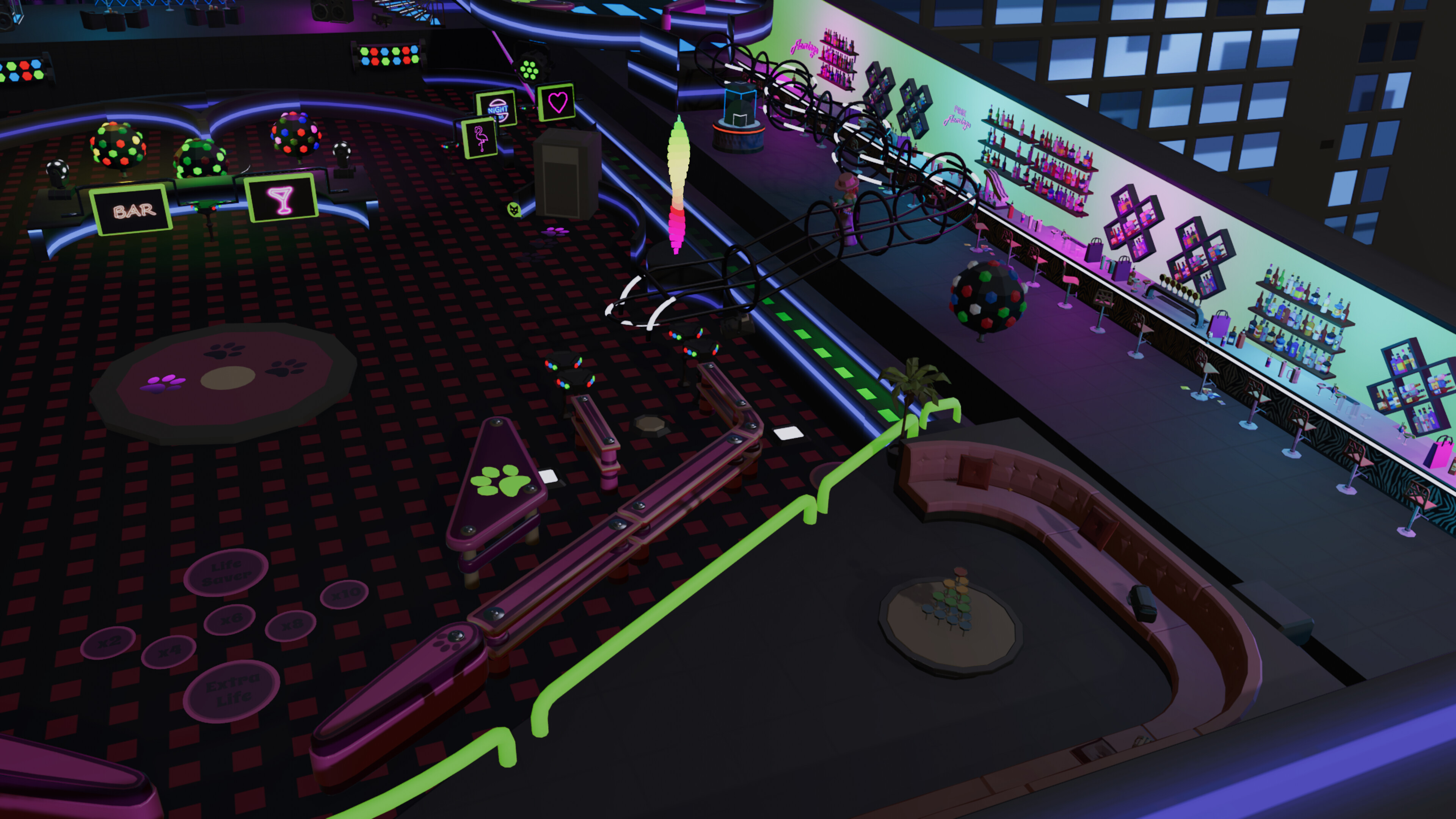 Roxy Raccoon's Pinball Panic - Club Crazy screenshot 13