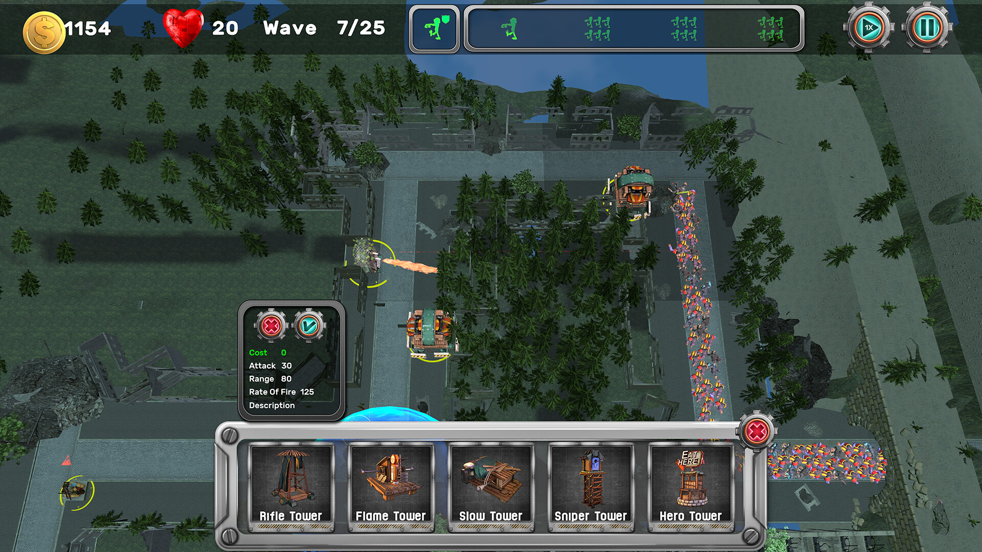 Z-APE: Tower Defense screenshot 7