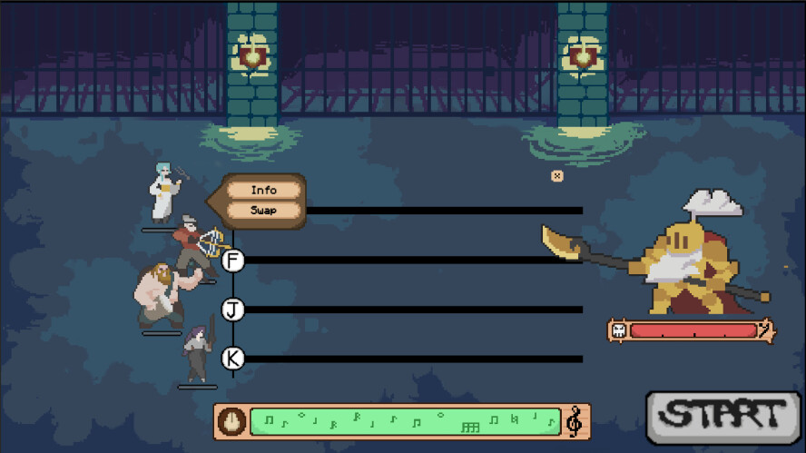Rhythm League Heroes screenshot 2