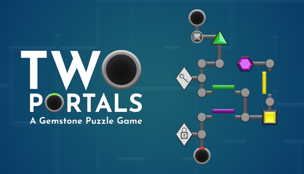 Two Portals - A Gemstone Puzzle Game