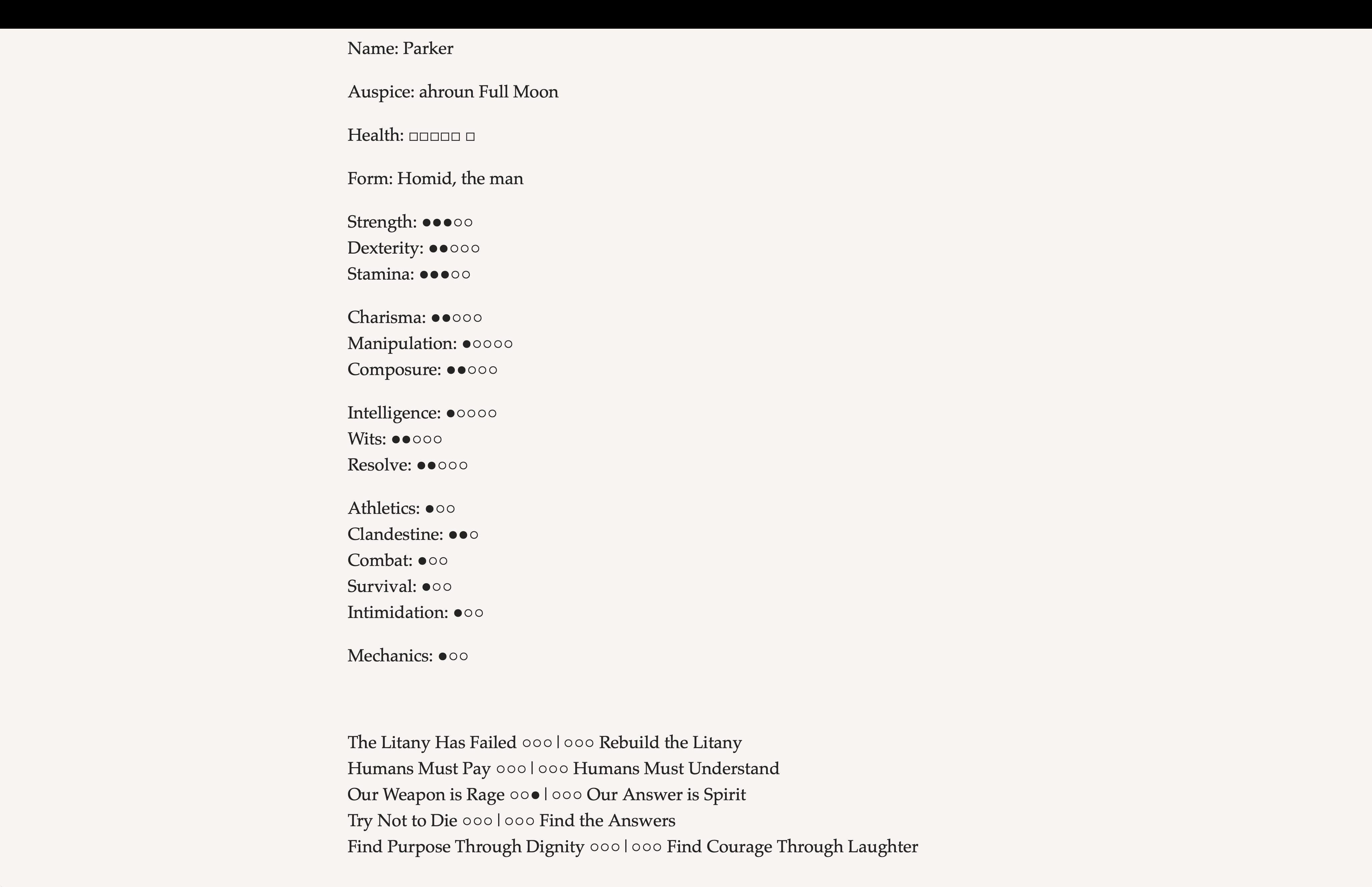 Werewolf: The Apocalypse — The Book of Hungry Names screenshot 5
