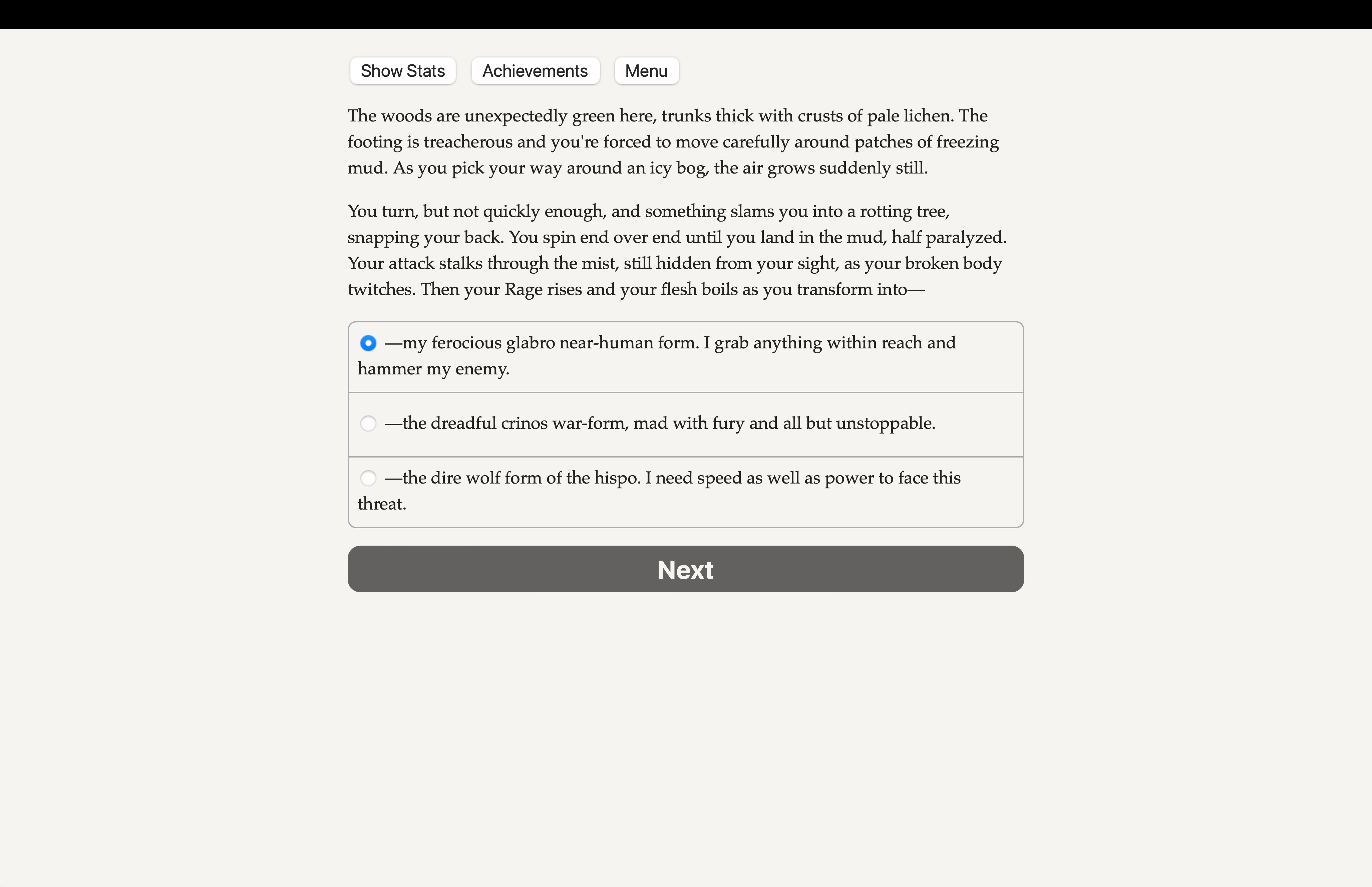 Werewolf: The Apocalypse — The Book of Hungry Names screenshot 2