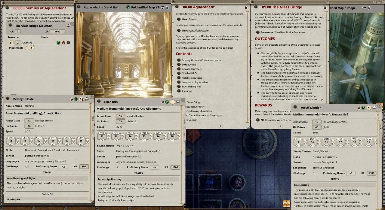 Fantasy Grounds - Aquacadent screenshot 5