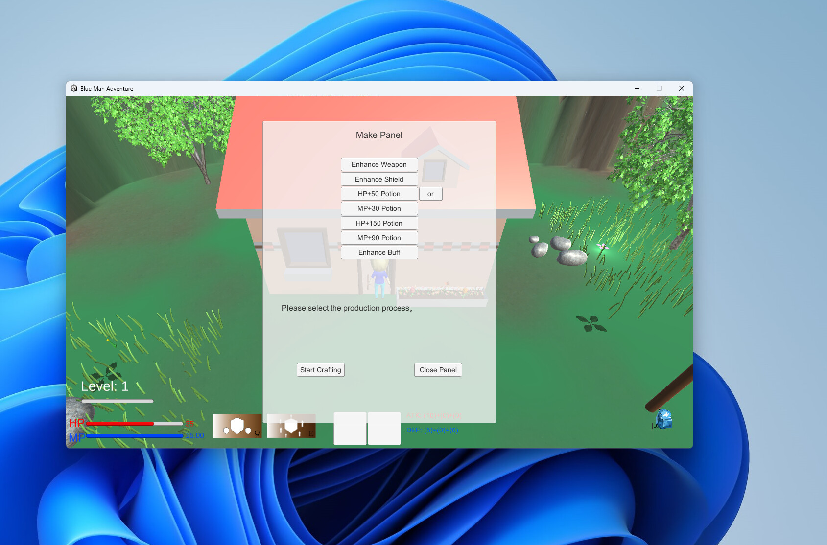 Blue Man Adventure screenshot 5