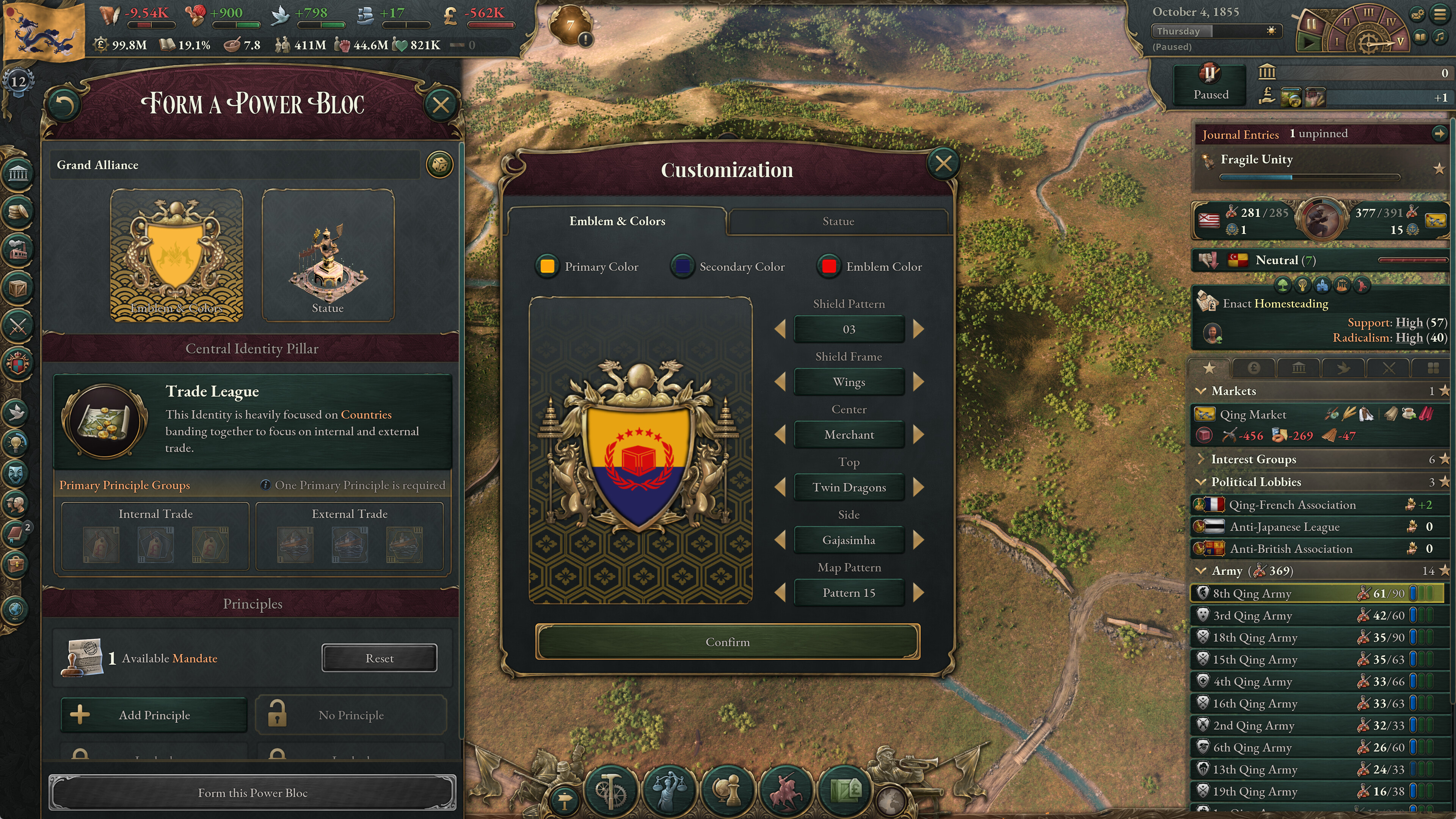 Victoria 3: Sphere of Influence - Expansion screenshot 2