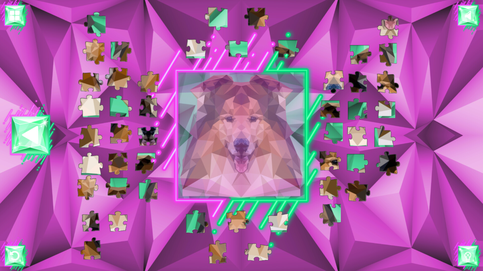 Poly Jigsaw: Dogs screenshot 5