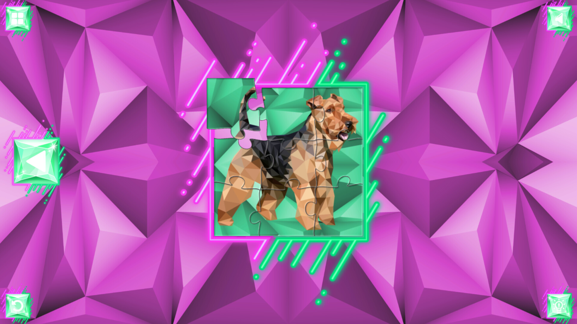Poly Jigsaw: Dogs screenshot 2