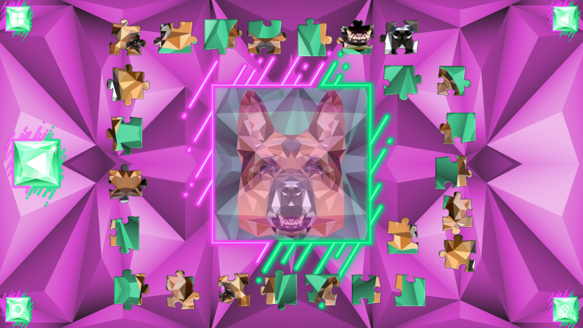 Poly Jigsaw: Dogs screenshot 3