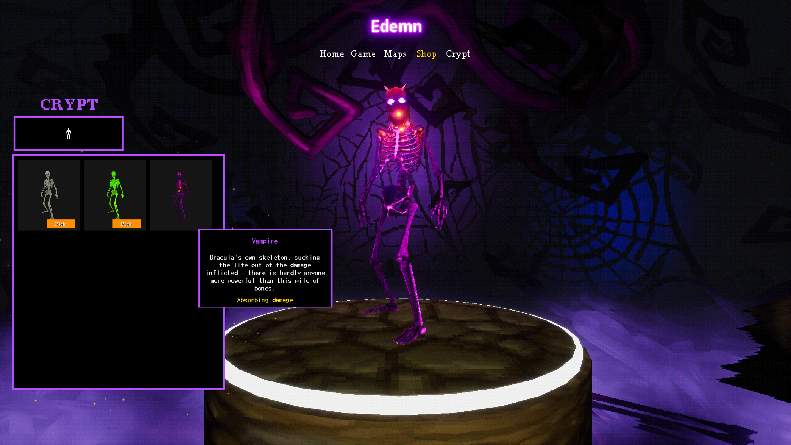 Edemn - Vampire Skeleton screenshot 1