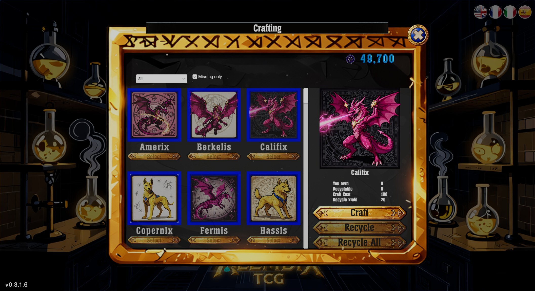 Alembix TCG screenshot 9