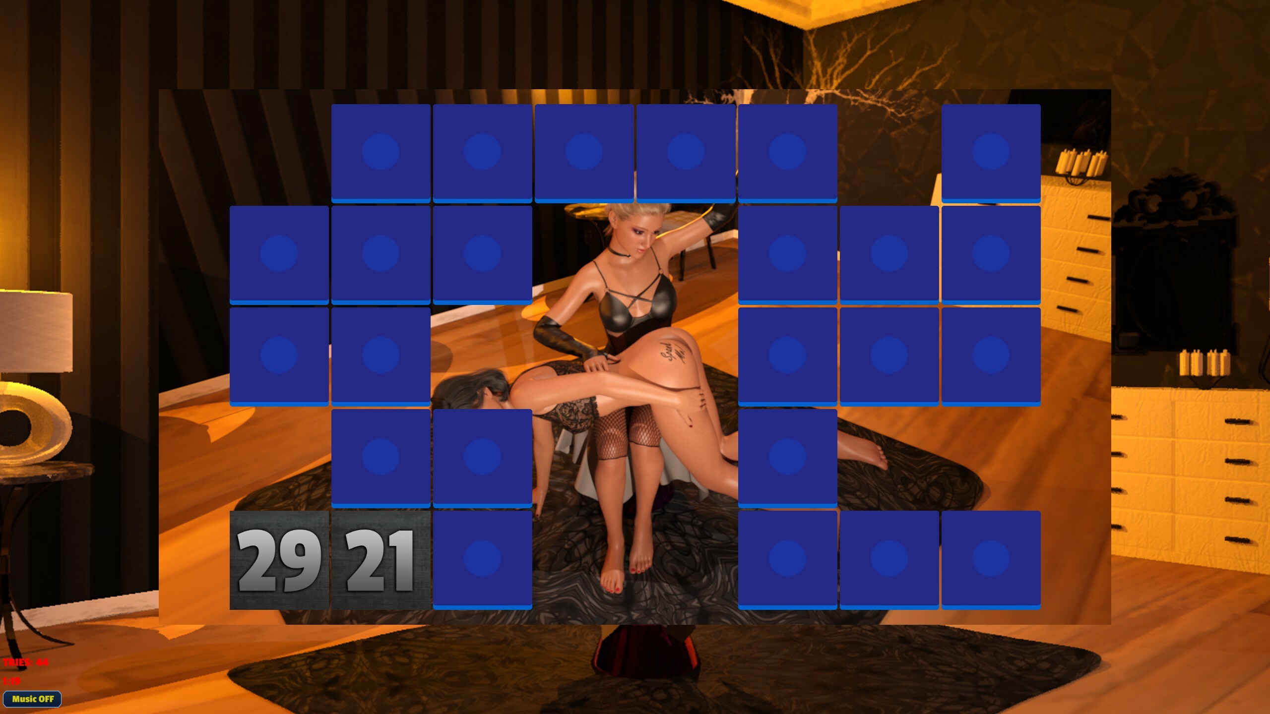Sexy Memory Puzzle - Spanking Girls screenshot 2