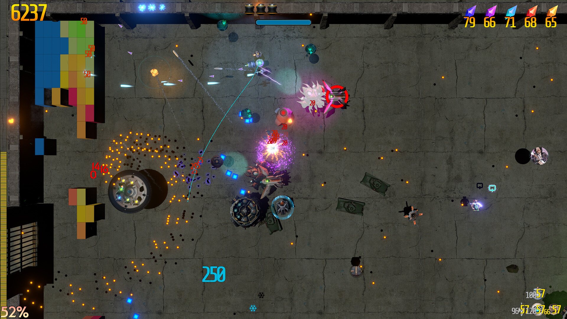 Retro Rocket Raiders screenshot 1