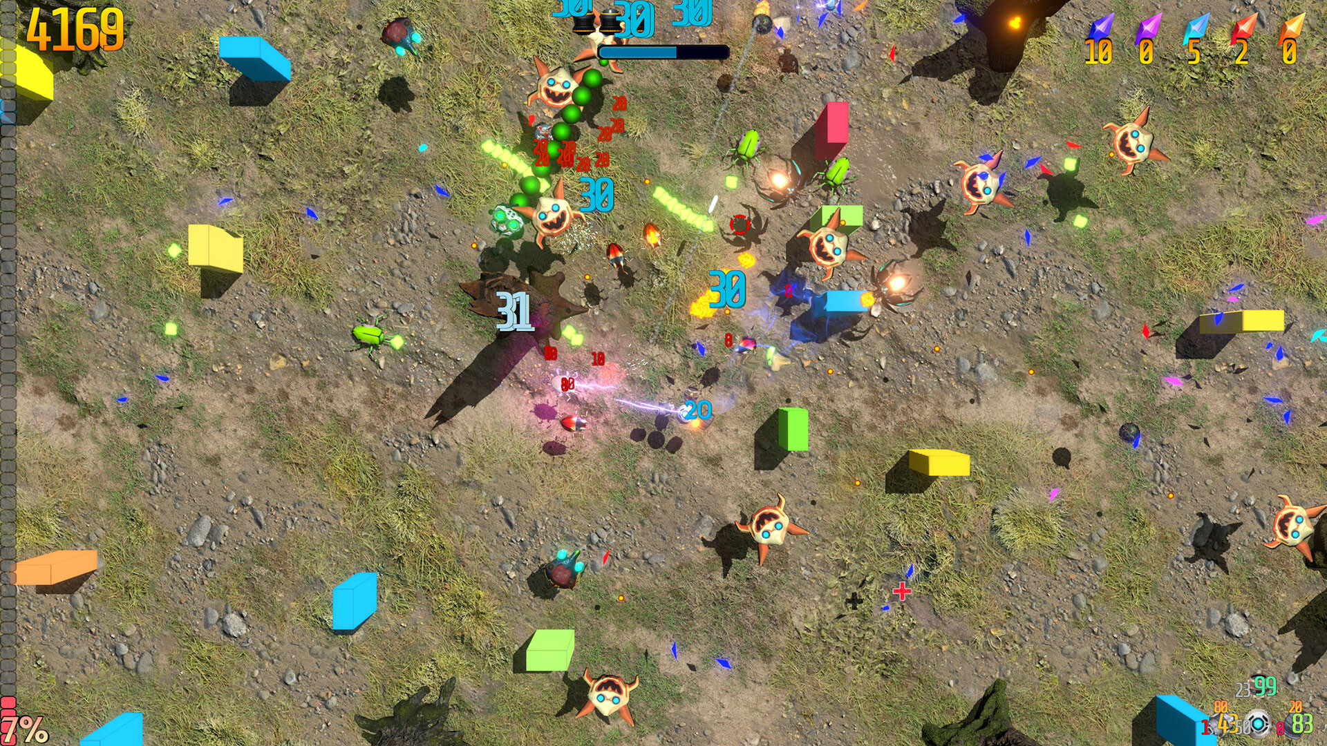Retro Rocket Raiders screenshot 3