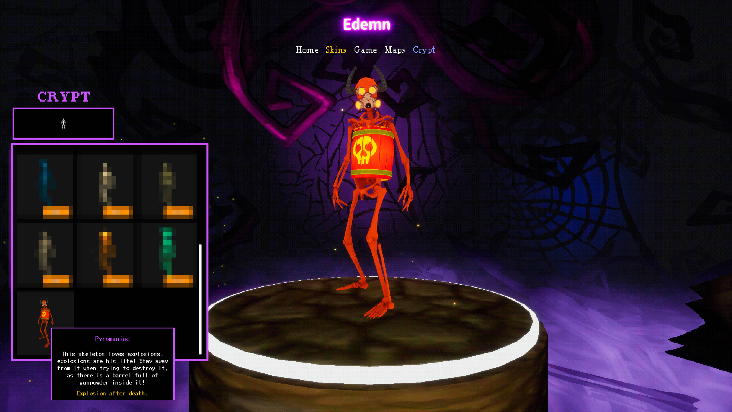 Edemn - Pyromaniac Skeleton screenshot 1