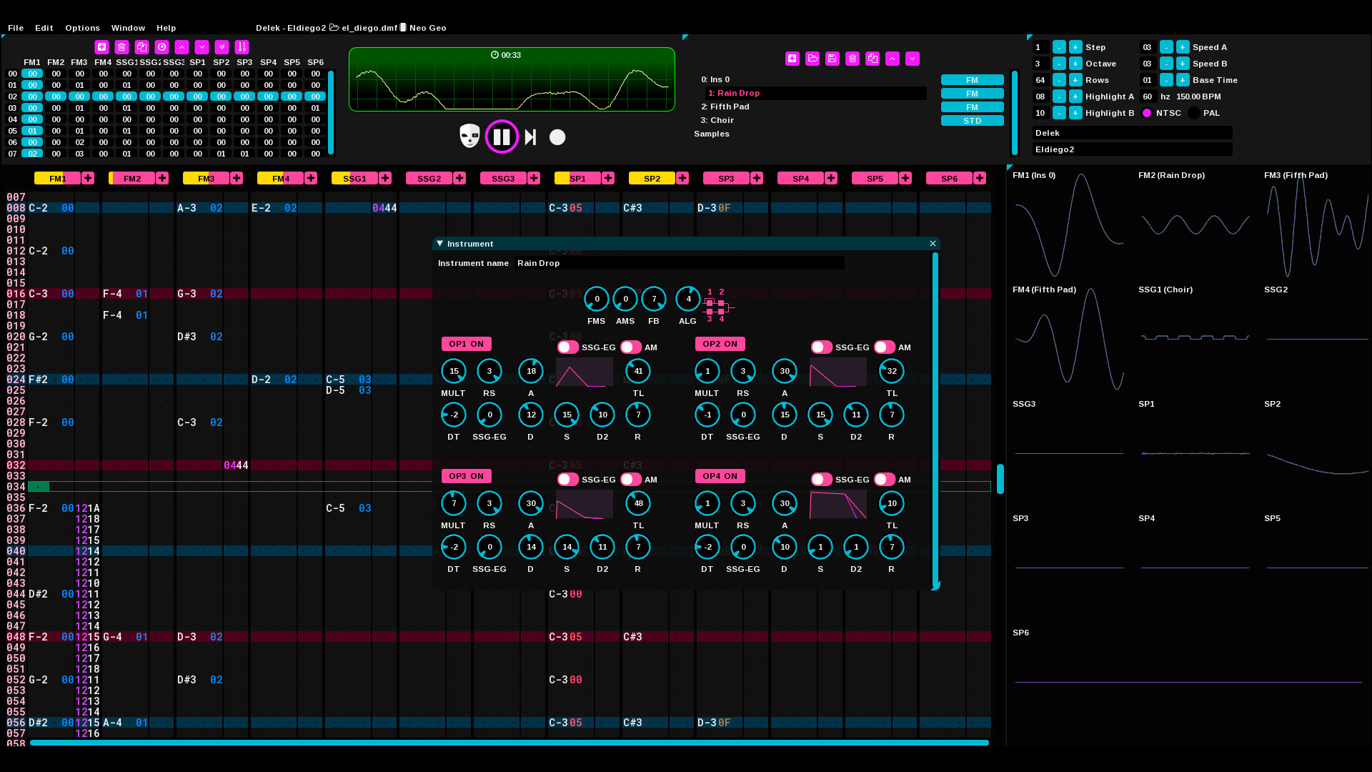 DefleMask screenshot 2