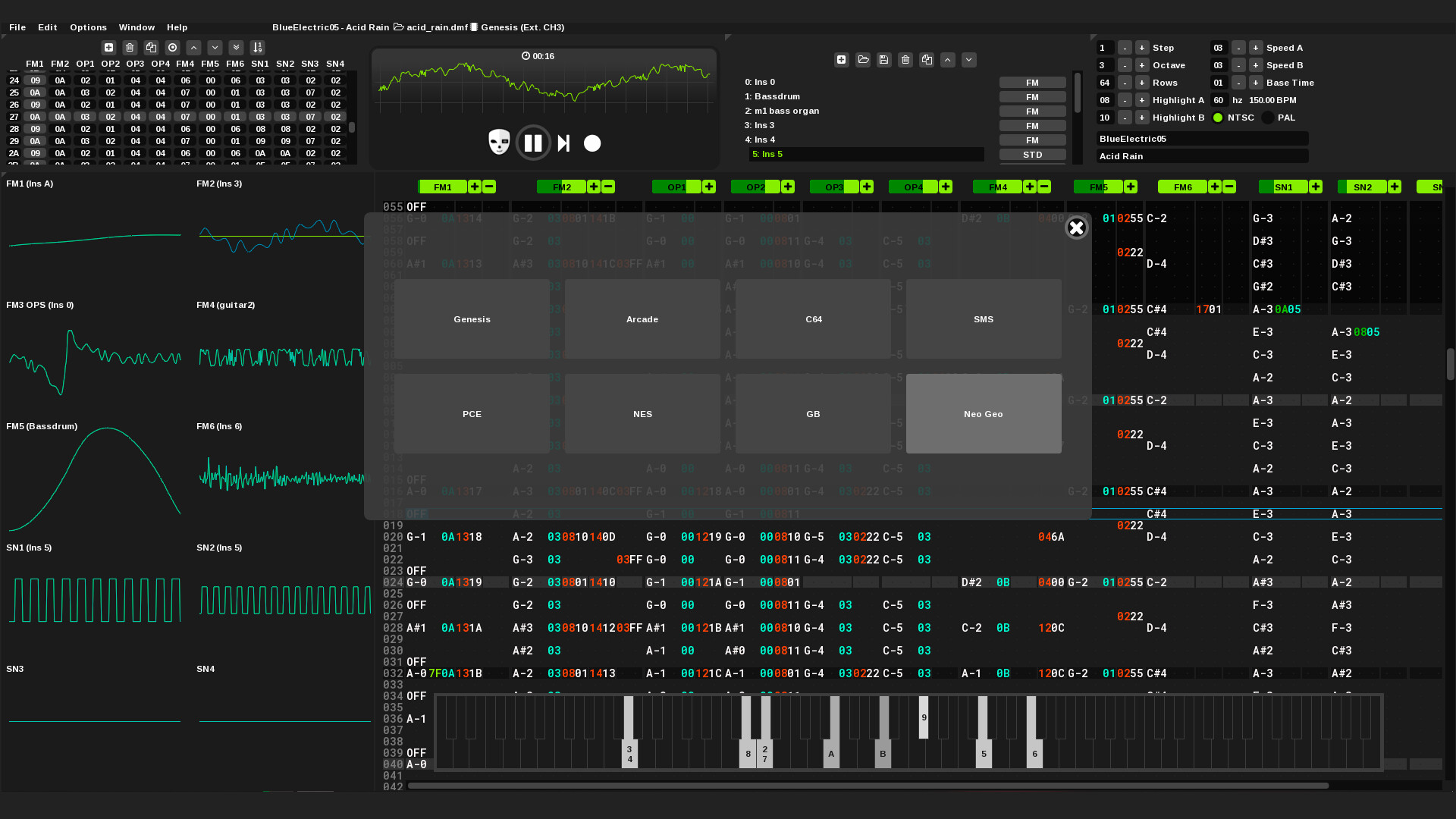 DefleMask screenshot 5